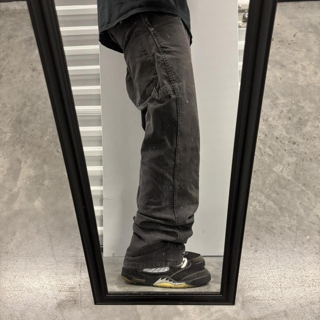 Dickies × Vintage Crazy Vintage Y2K/20000s Faded Black Dickies Skater Workwear Carpenter Pants! Size US 33 - 2 Thumbnail