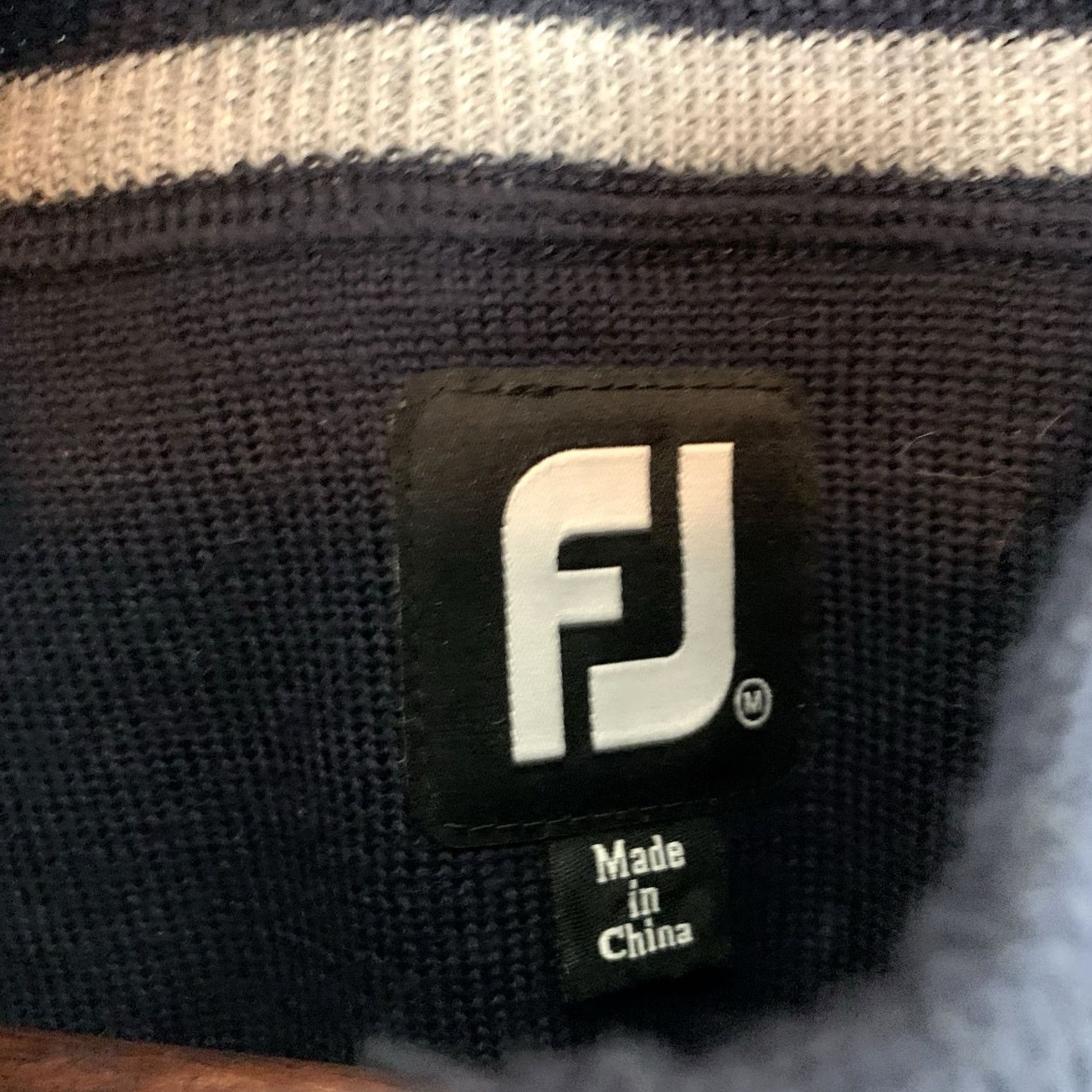 Footjoy FootJoy 1/4 Zip Sweater Mens M Navy Wool Golf Preppy Business Casual Work Size US M / EU 48-50 / 2 - 5 Thumbnail