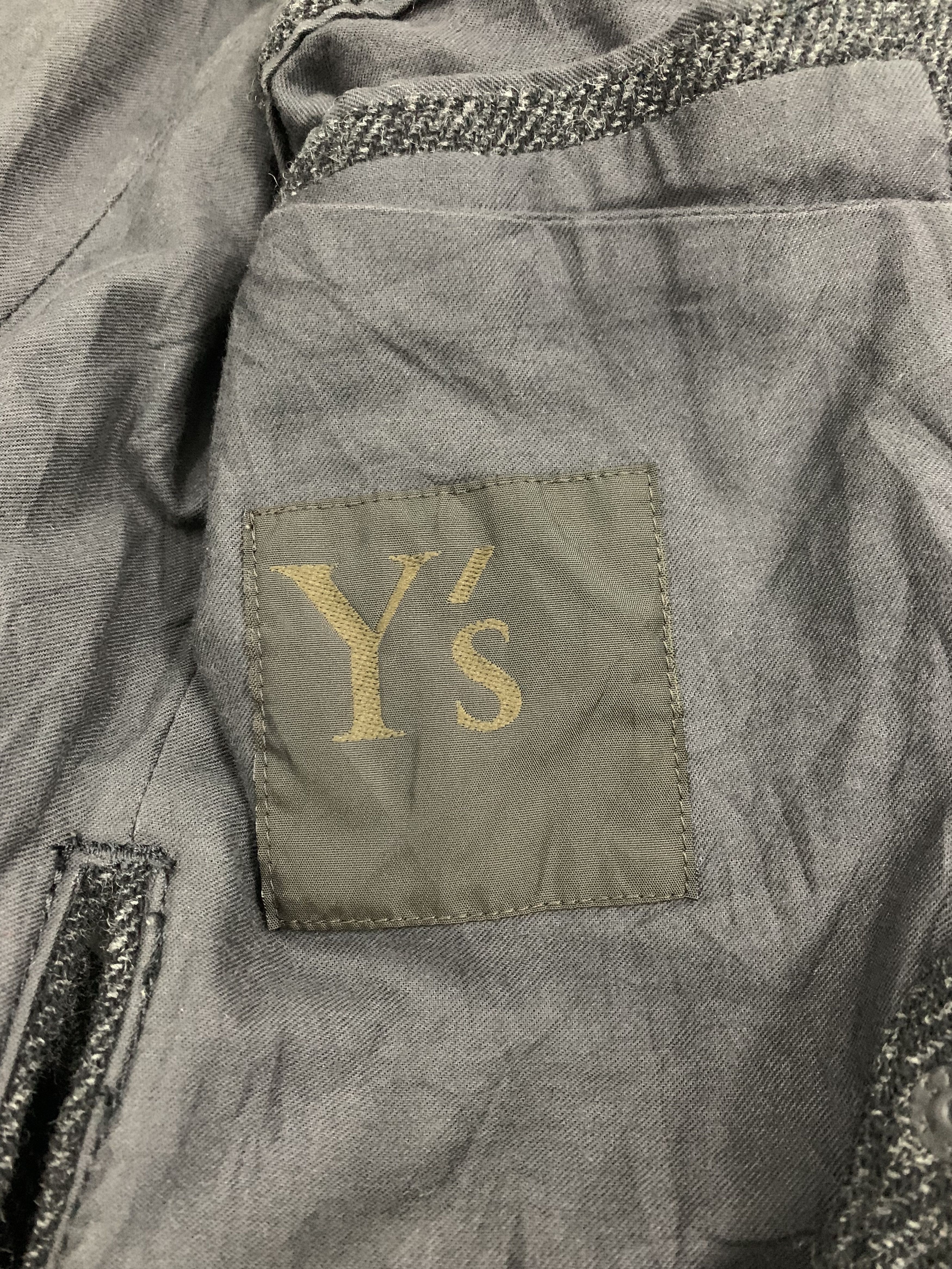 Yohji Yamamoto Vintage Y's by Yohji Yamamoto Gabardine Belted Wool Coat Size US M / EU 48-50 / 2 - 22 Thumbnail