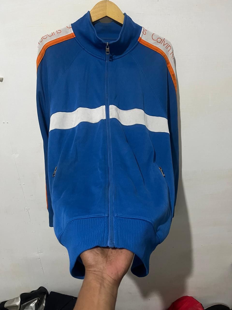 Calvin Klein Tracktop Calvin Klein Vintage Size US L / EU 52-54 / 3 - 4 Thumbnail