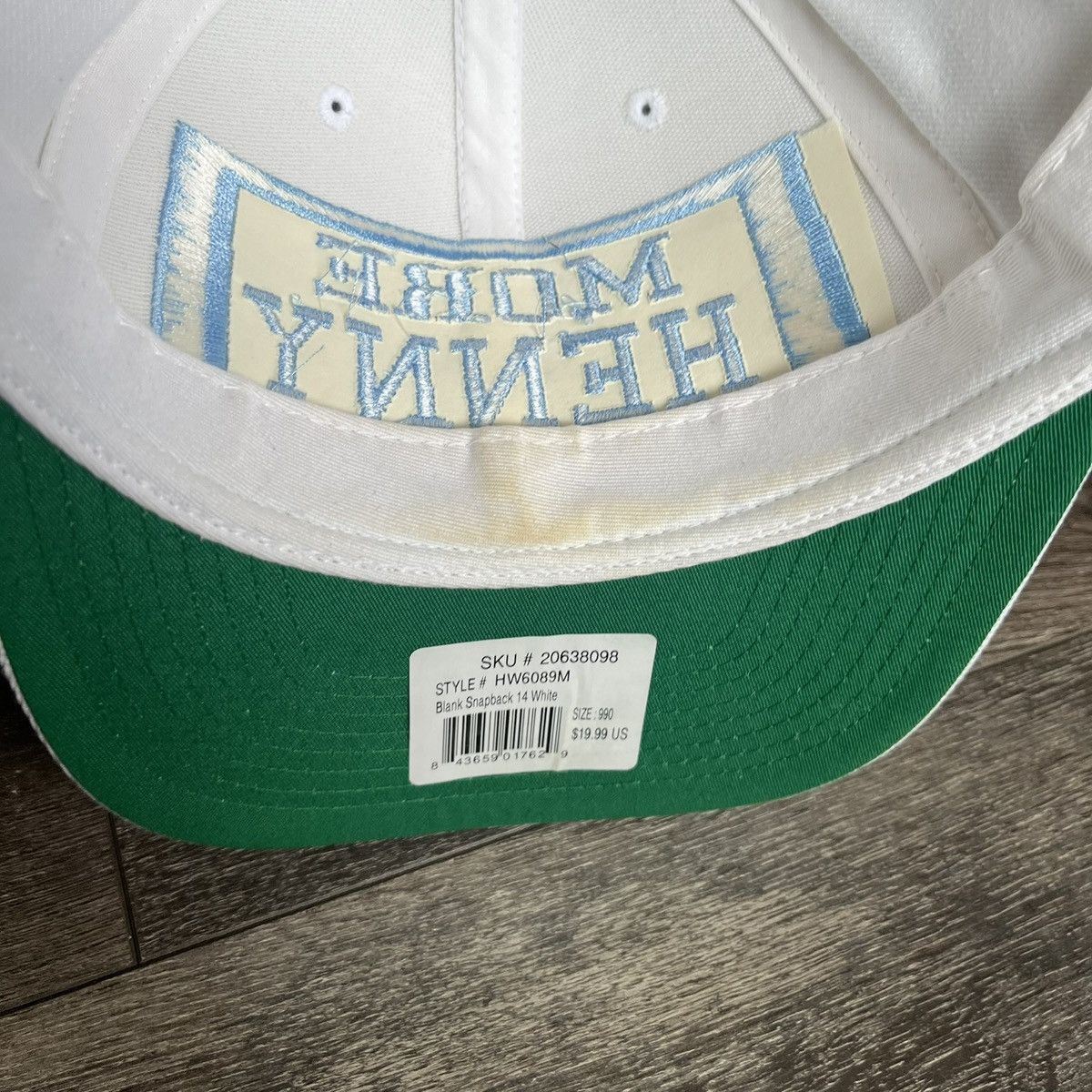 Lids Vintage Lids More Henny Embroidered Box Logo Snapback Hat Size ONE SIZE - 6 Thumbnail