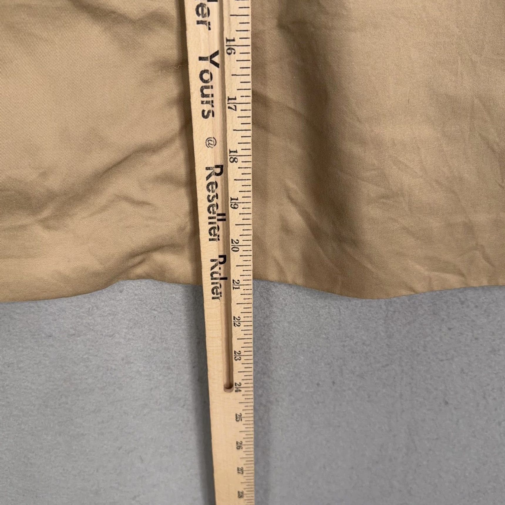 Brooks Brothers Brooks Brothers Skirt Womens 10 Beige Twill Lined Pockets Pencil Career Workwear Size 32" / US 10 / IT 46 - 7 Thumbnail