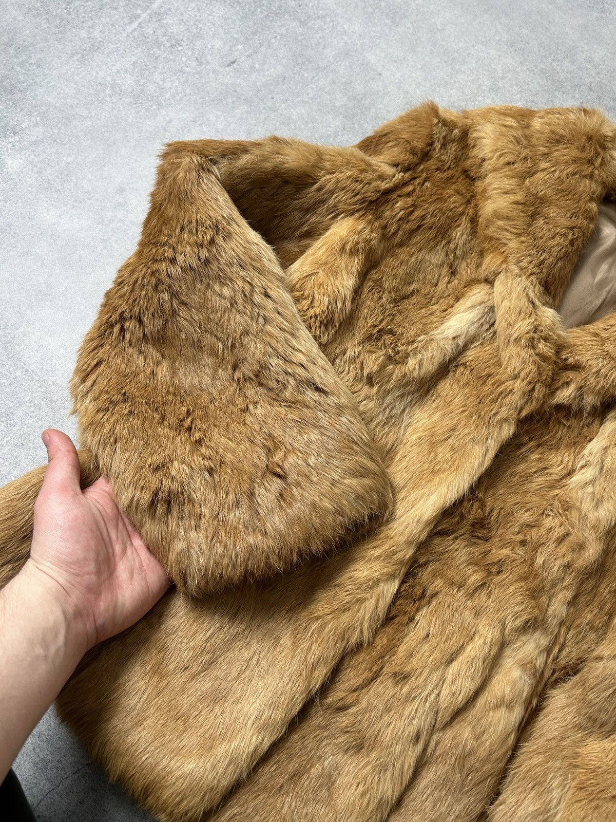 Japanese Brand Rabbit fur coat women’s vintage 90s Size S / US 4 / IT 40 - 6 Thumbnail