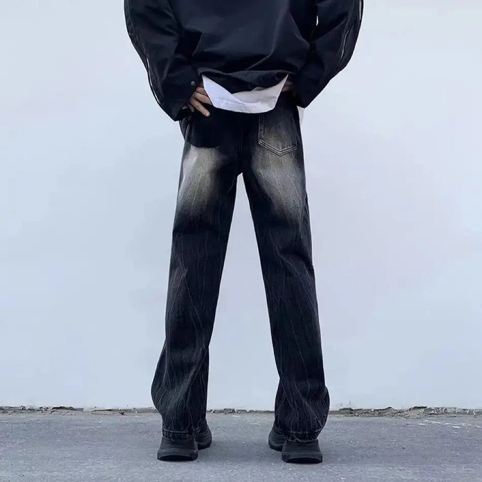 Japanese Brand Straight gradient high street jeans Size US 32 / EU 48 - 3 Thumbnail