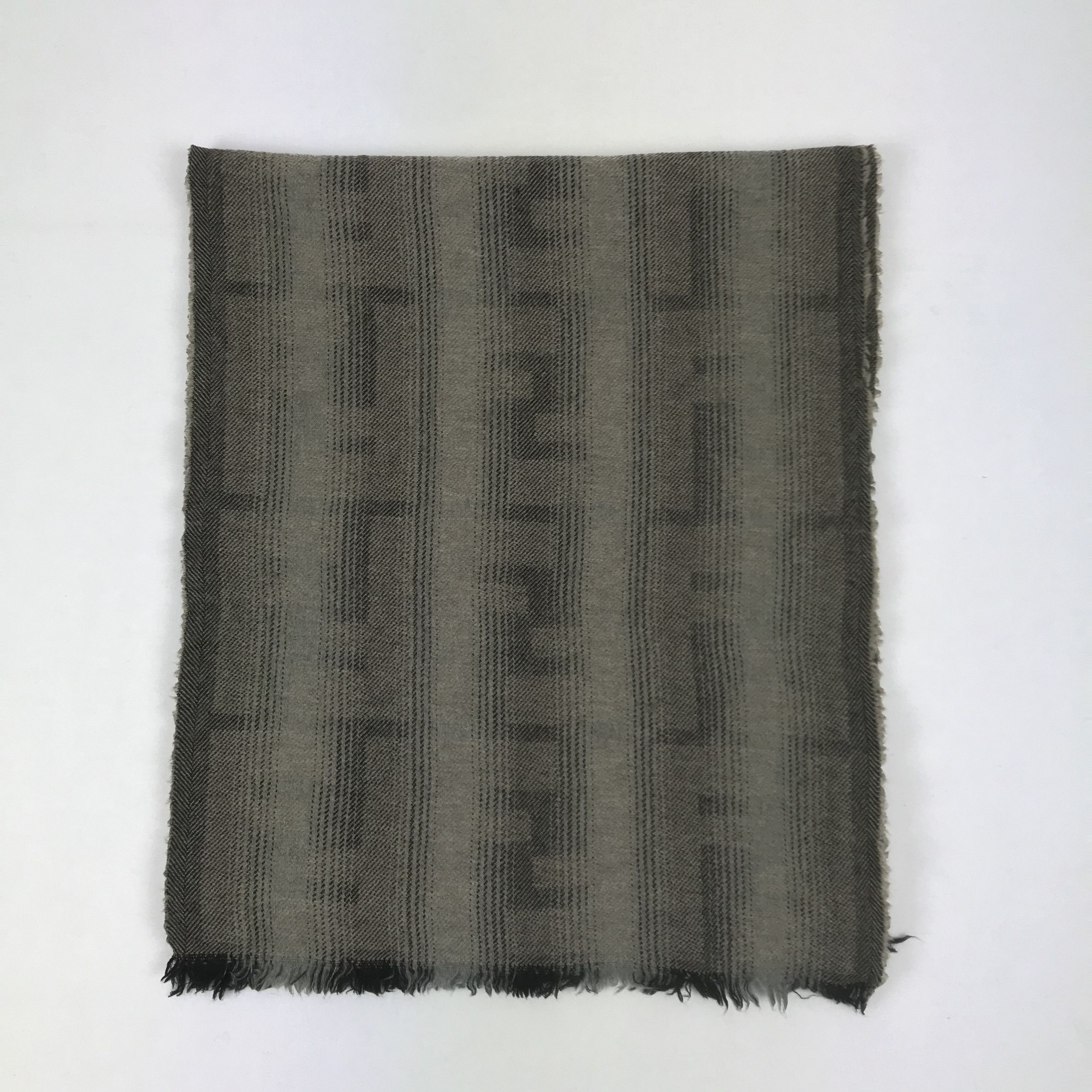 Fendi Vintage Fendi Scarf Muffler FF Monogram Wool Scarves Size ONE SIZE - 2 Thumbnail