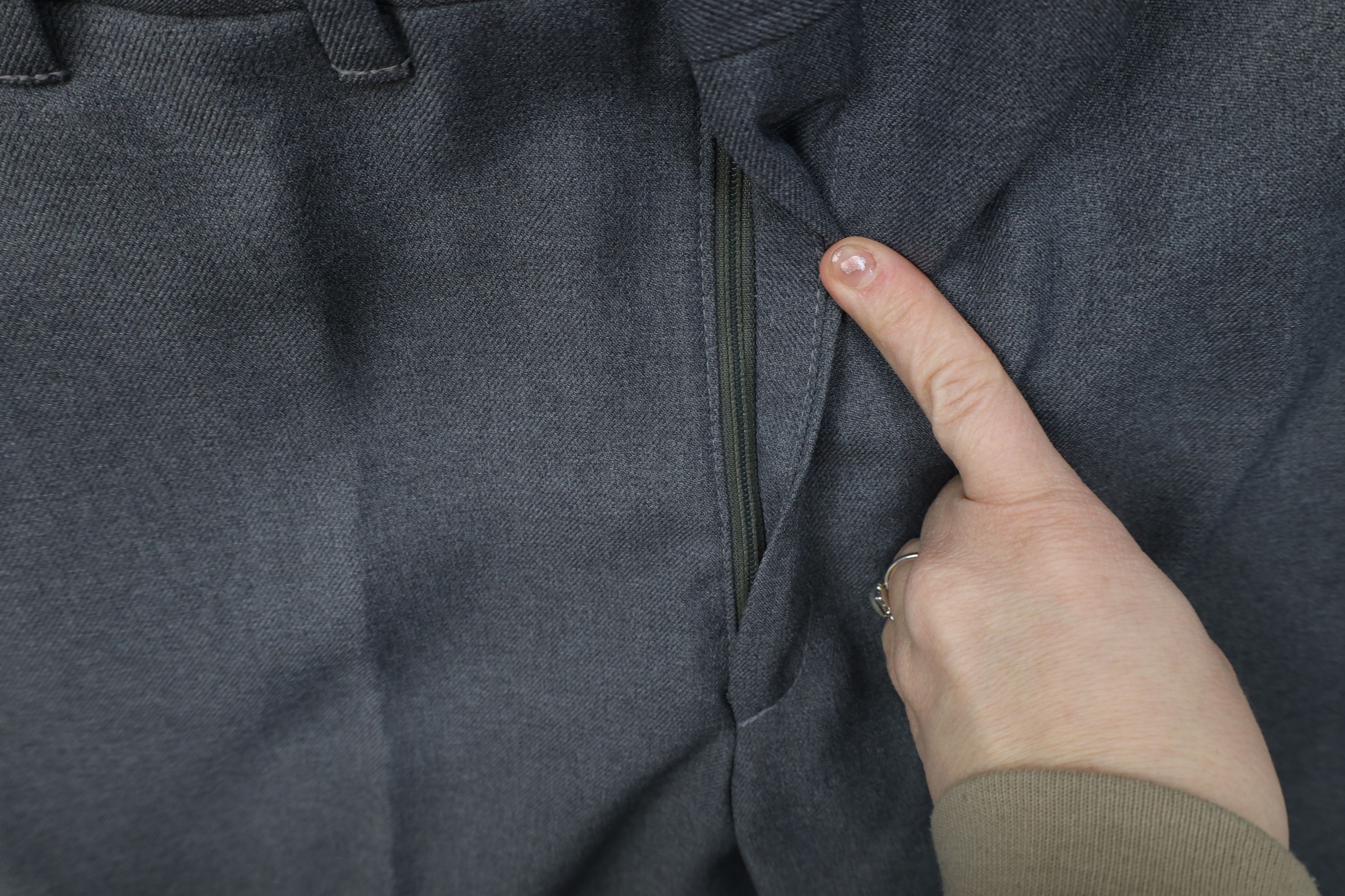 Vintage Deadstock Vintage 70s Streetwear Bell Bottoms Pants Gray USA Size US 40 / EU 56 - 6 Thumbnail