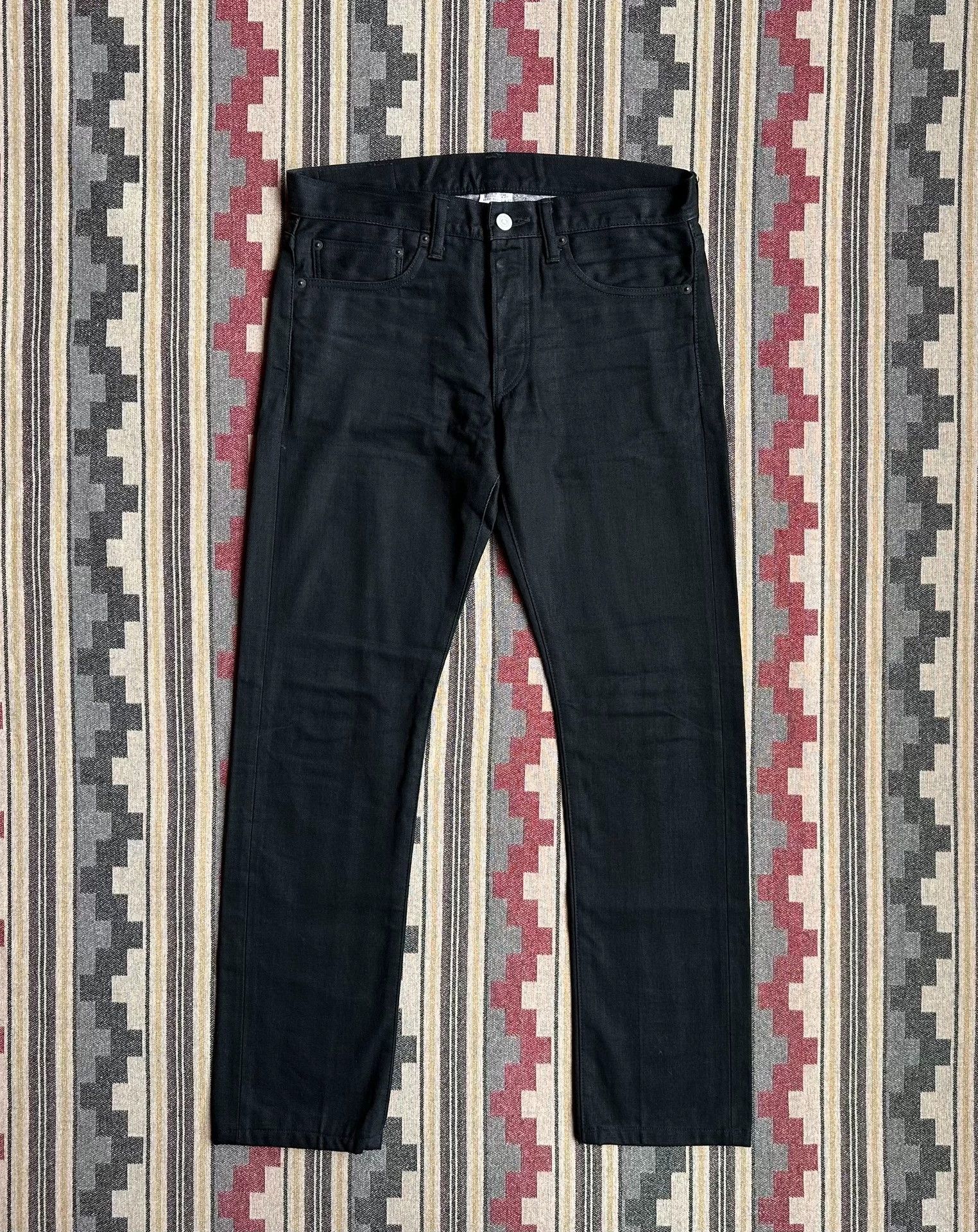 Fabric Brand & Co. Fabric Brand&Co Selvage Denim Straight Black 30/34 Size US 30 / EU 46 - 1 Thumbnail