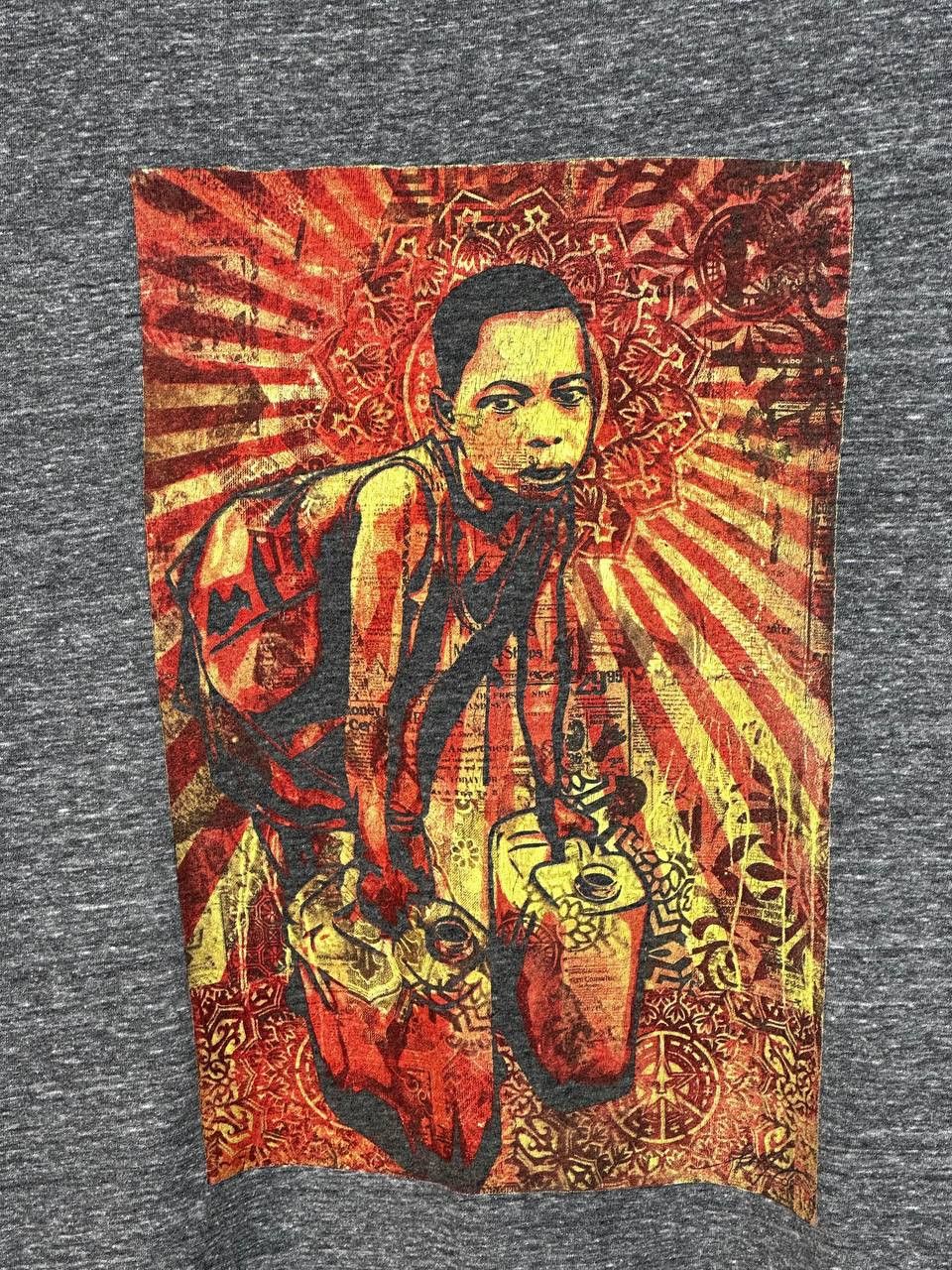 Obey Obey Awareness African Dream Rare T Shirt Made In USA Size US L / EU 52-54 / 3 - 4 Thumbnail