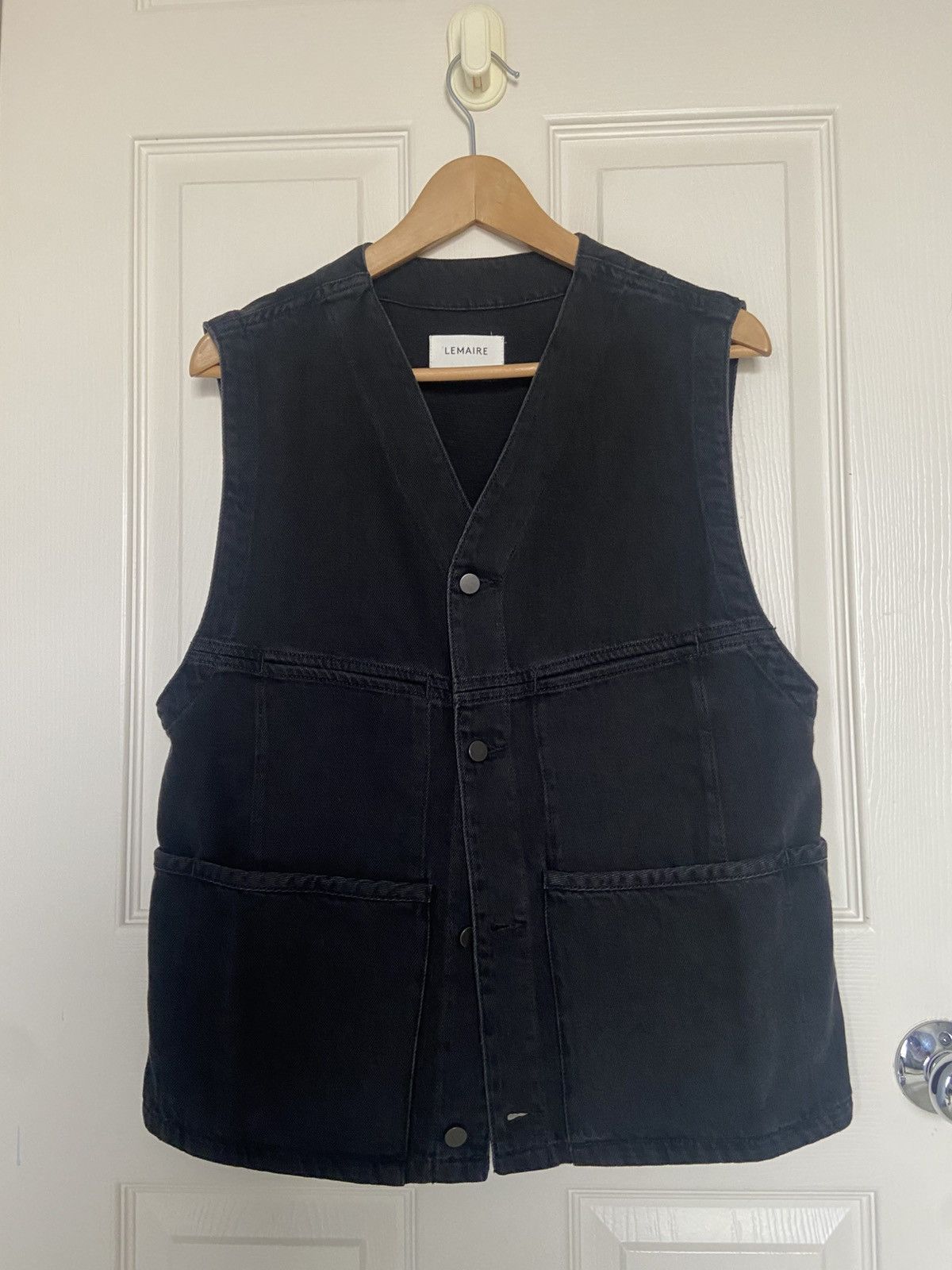 Lemaire Lemaire Black 4 Pocket Vest | Grailed