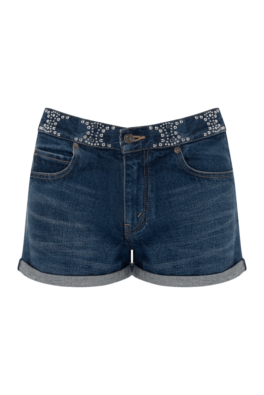 Celine o1y0725 Denim Short in Blue Size 28" / US 6 / IT 42 - 1 Thumbnail