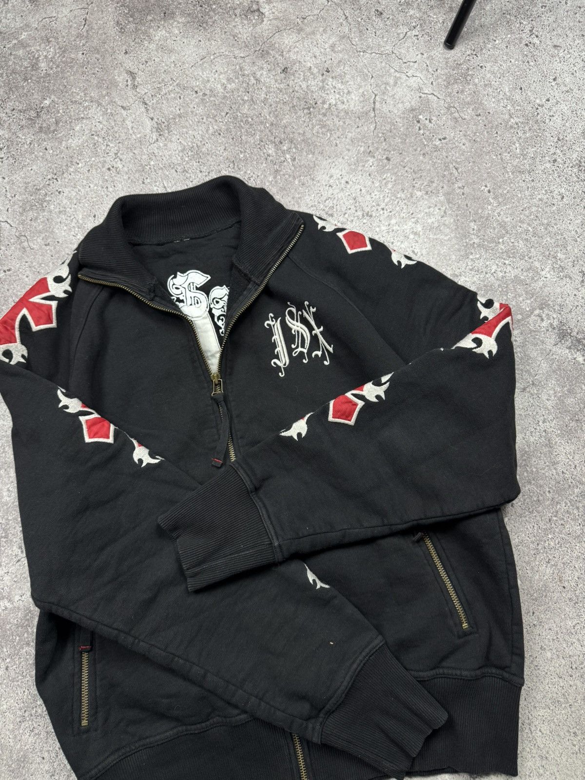 JET SET Archive JSX Jet Set Cross Y2K Zip Sweatshirt Japanese Dragon Size US L / EU 52-54 / 3 - 5 Thumbnail