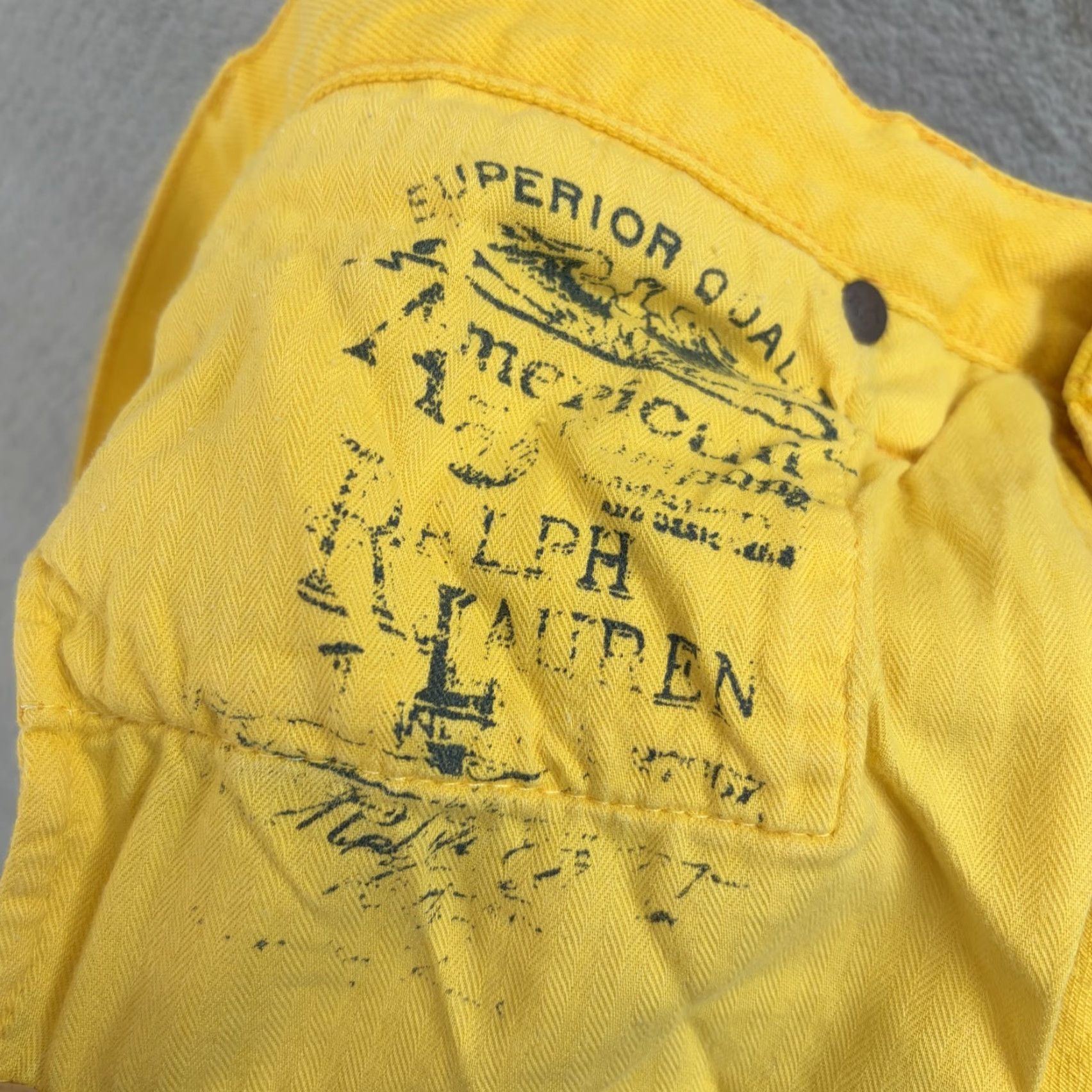 Ralph Lauren Ralph Lauren Thompson 650 Jeans Yellow Women 29 Regular Straight Embroidered 3 Horsemen Denim Cotton Pockets Zip Button Modern Vintage? Size 27" / US 4 / IT 40 - 5 Thumbnail