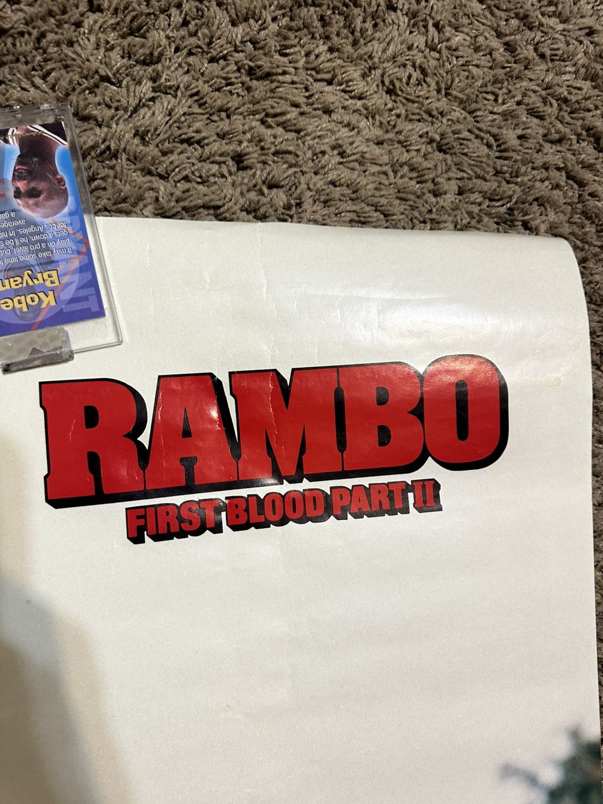 Universal Studios Vintage Rambo First blood part 2 movie poster 80s Size US L / EU 52-54 / 3 - 2 Thumbnail