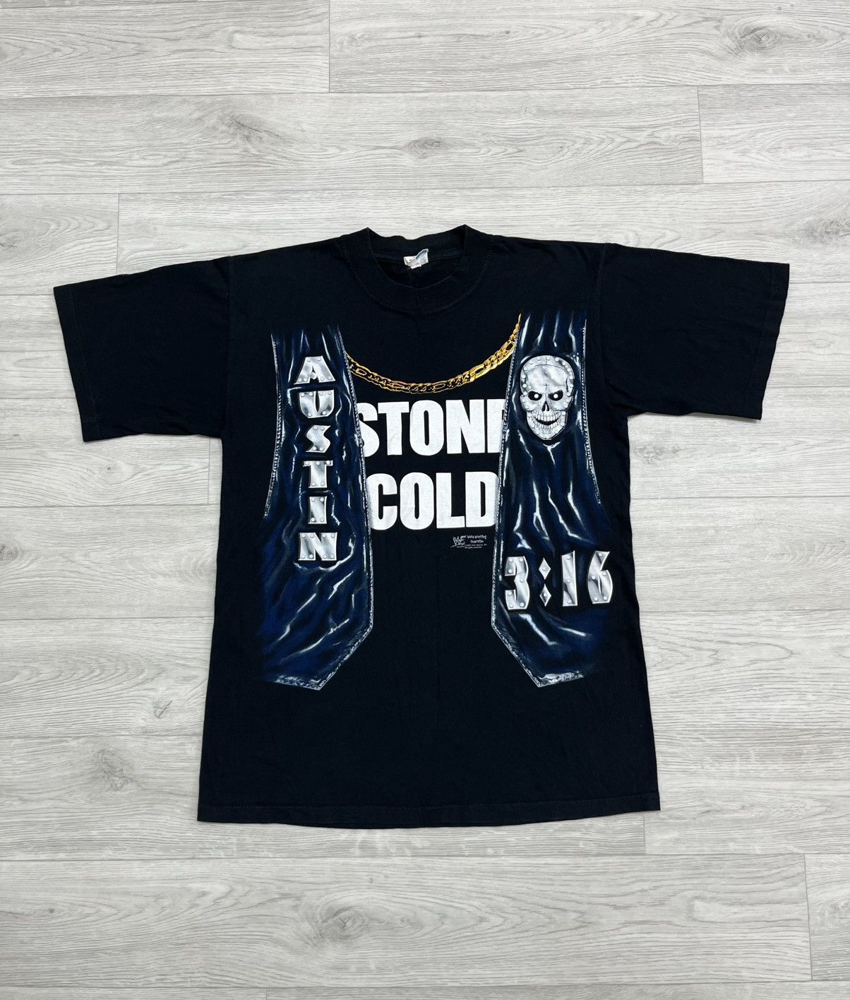 WWE Rare Vintage 1999 Merch Shirt Stone Cold Austin 3:16 Size US S / EU 44-46 / 1 - 1 Thumbnail