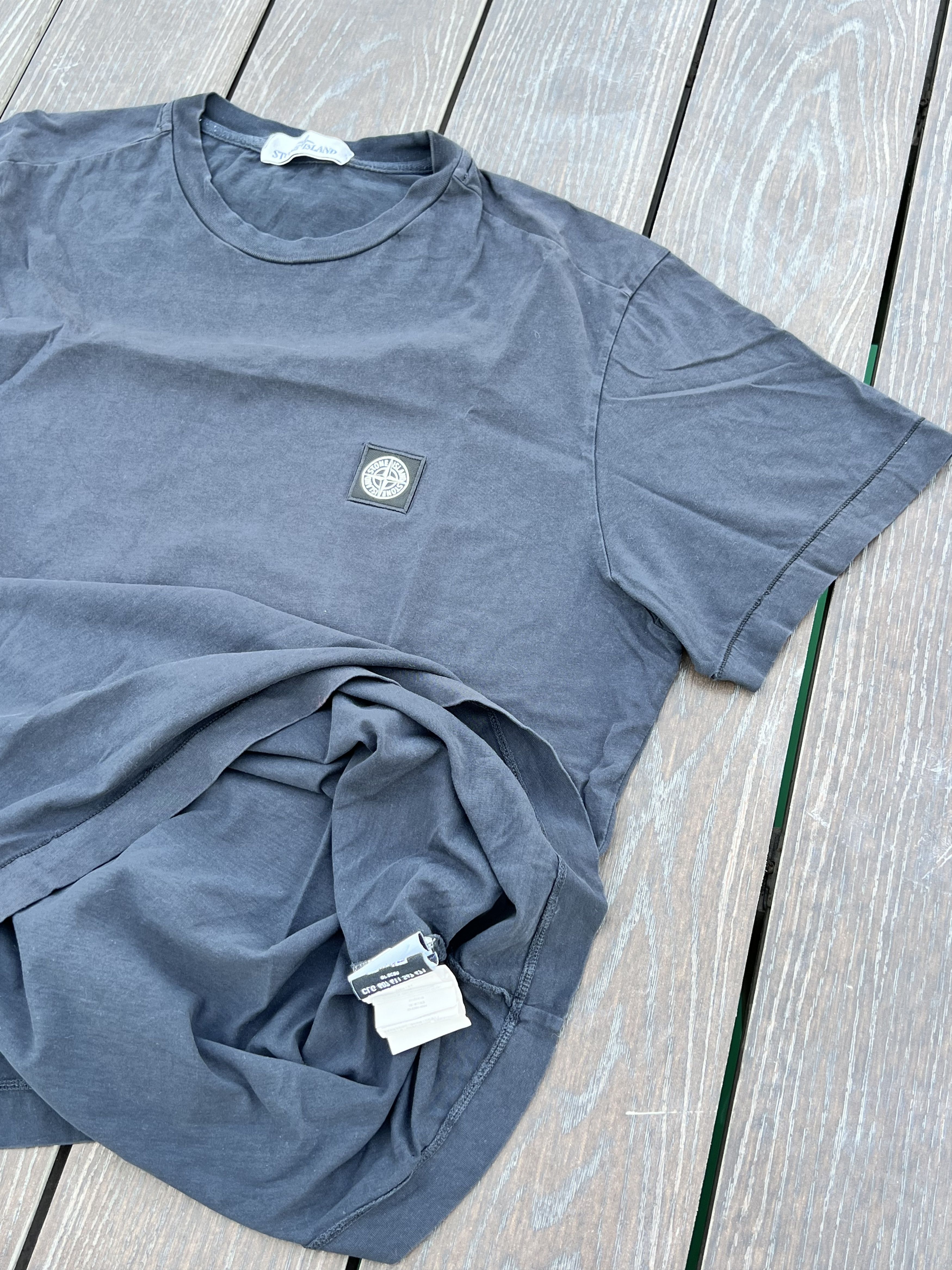 Stone Island Stone Island Compass-patch cotton T-shirt Size US XXL / EU 58 / 5 - 10 Thumbnail