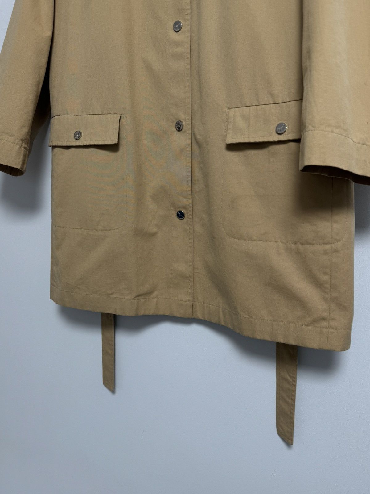 Salvatore Ferragamo Vintage Salvatore Ferragamo Monogram Inside Trench Jacket Size M / US 6-8 / IT 42-44 - 5 Thumbnail
