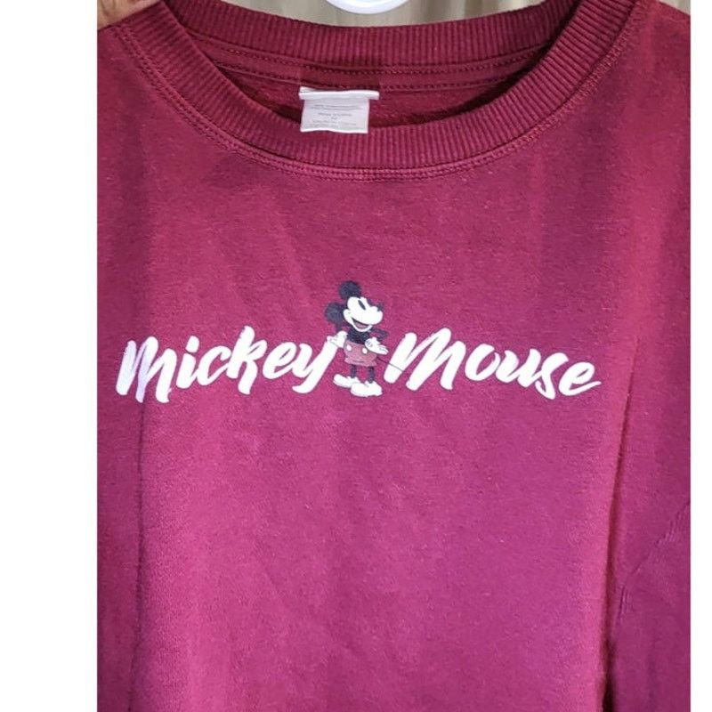 Disney Disney Juniors Mickey Mouse Cropped Sweatshirt Red Size M Size M / US 6-8 / IT 42-44 - 3 Thumbnail