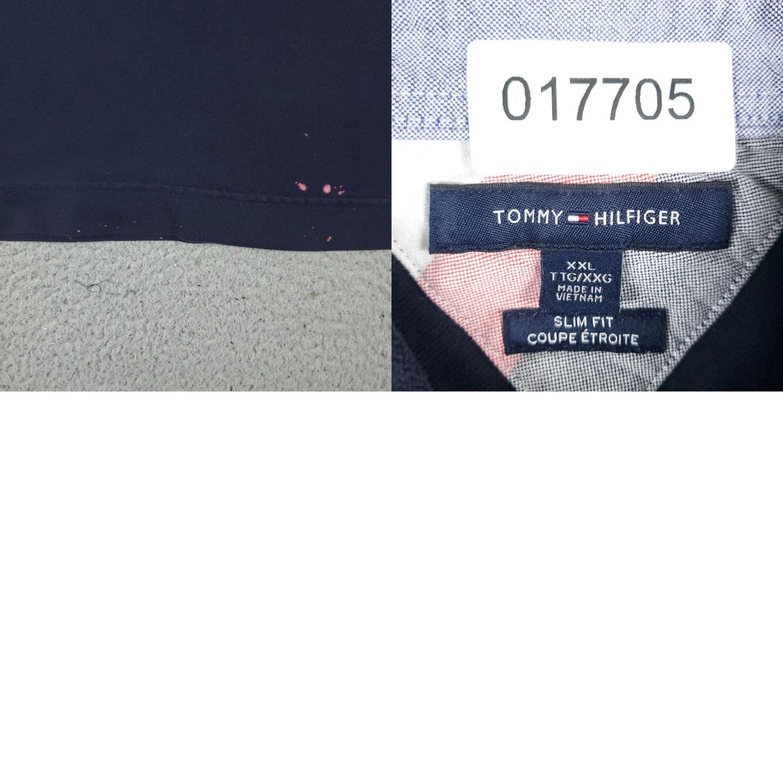 Tommy Hilfiger Tommy Hilfiger Polo Shirt Mens 2XL Blue Slim Fit Short Sleeve Casual Stained Size US XXL / EU 58 / 5 - 8 Thumbnail