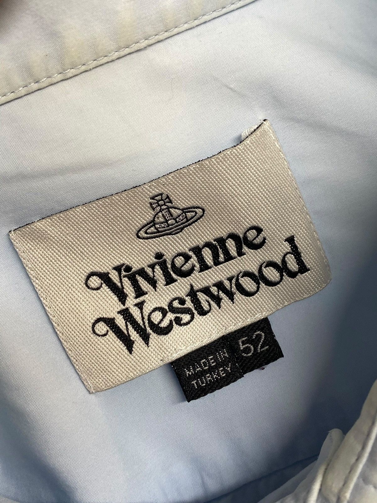 Vivienne Westwood Vivienne Westwood Sky Blue Button Up Shirt Size US L / EU 52-54 / 3 - 12 Thumbnail