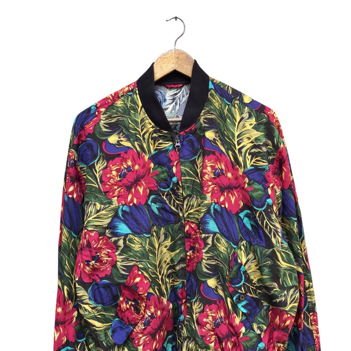 Japanese Brand INCENSE FLORA FULL PRINT BOMBER JACKET Size US M / EU 48-50 / 2 - 4 Thumbnail