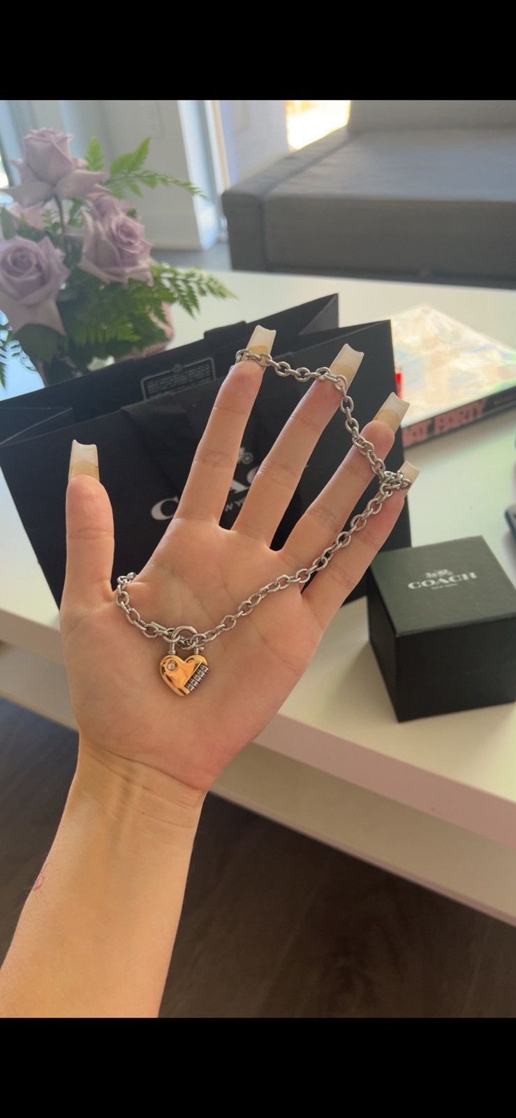 Coach Coach Padlock Chain Size ONE SIZE - 2 Thumbnail