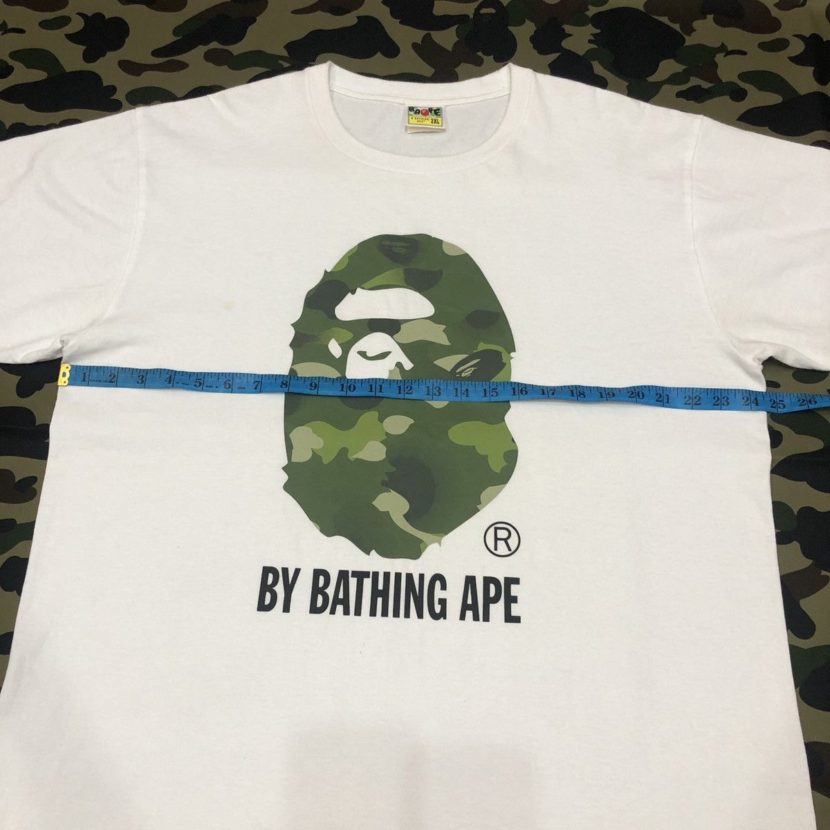 Bape BAPE ABC Camo By Bathing Ape Head Tee Size US XXL / EU 58 / 5 - 10 Thumbnail
