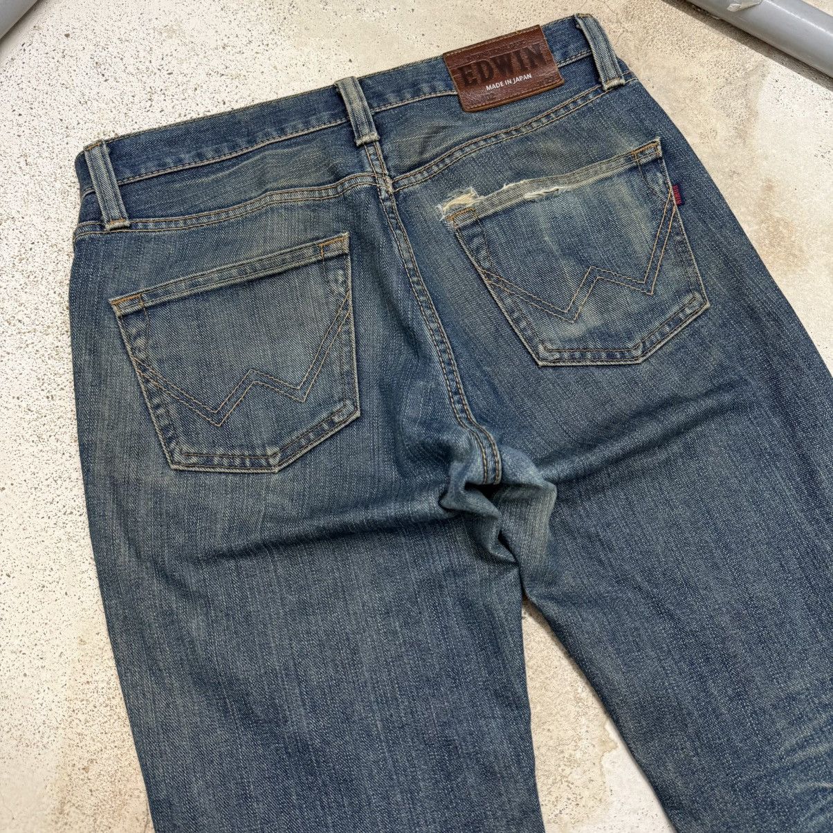 Edwin Vintage Edwin 402 Original Hem Chainstitch Denim Pant Size US 29 - 9 Thumbnail