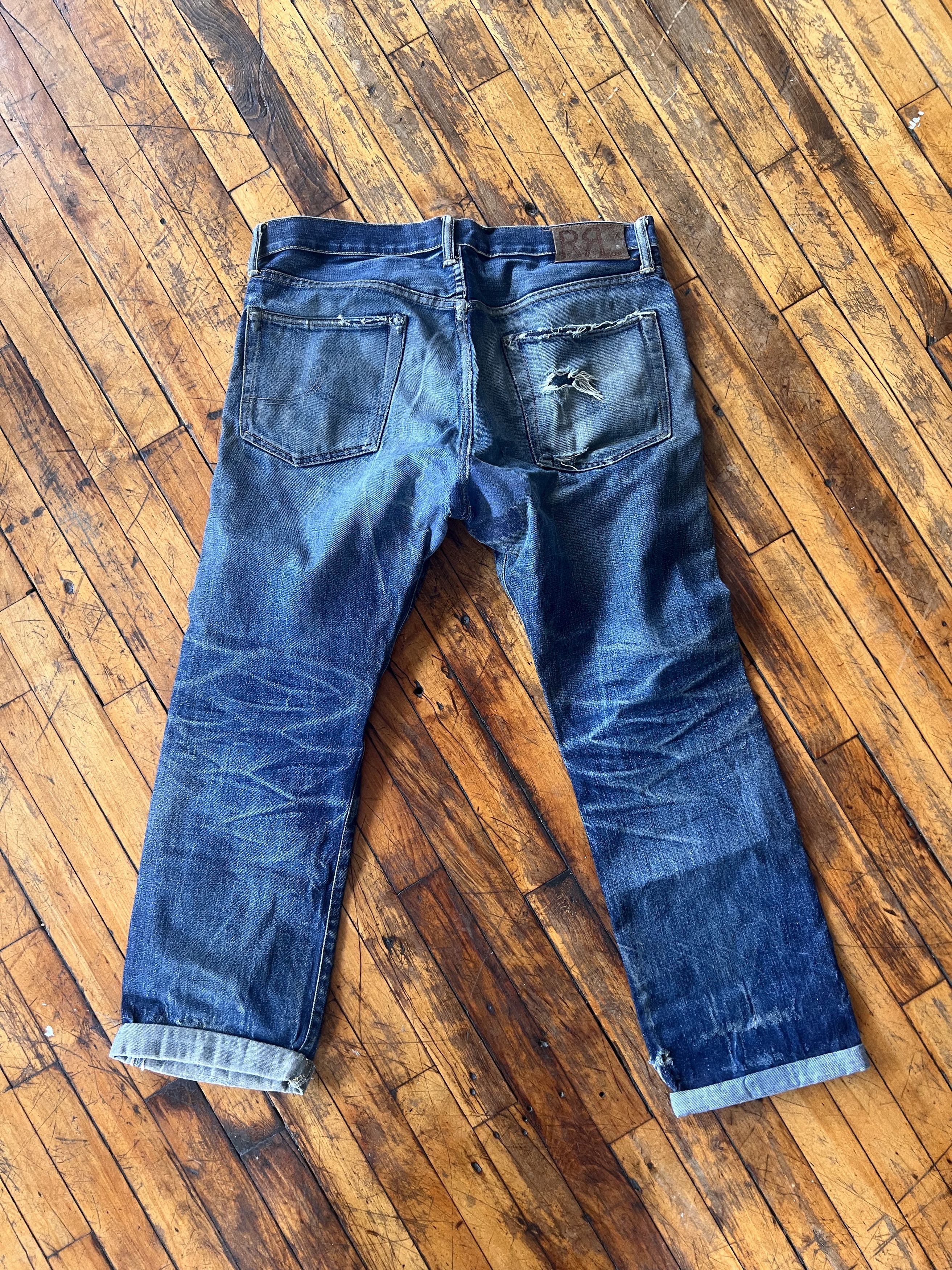 RRL Ralph Lauren RRL Straight Raw Denim - 32 x 30 Size US 32 / EU 48 - 2 Thumbnail