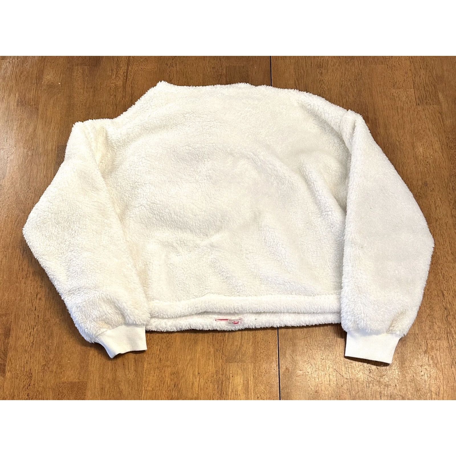 Vintage Barbie Fleece Crop Hoodie Women’s Medium Size M / US 6-8 / IT 42-44 - 2 Thumbnail