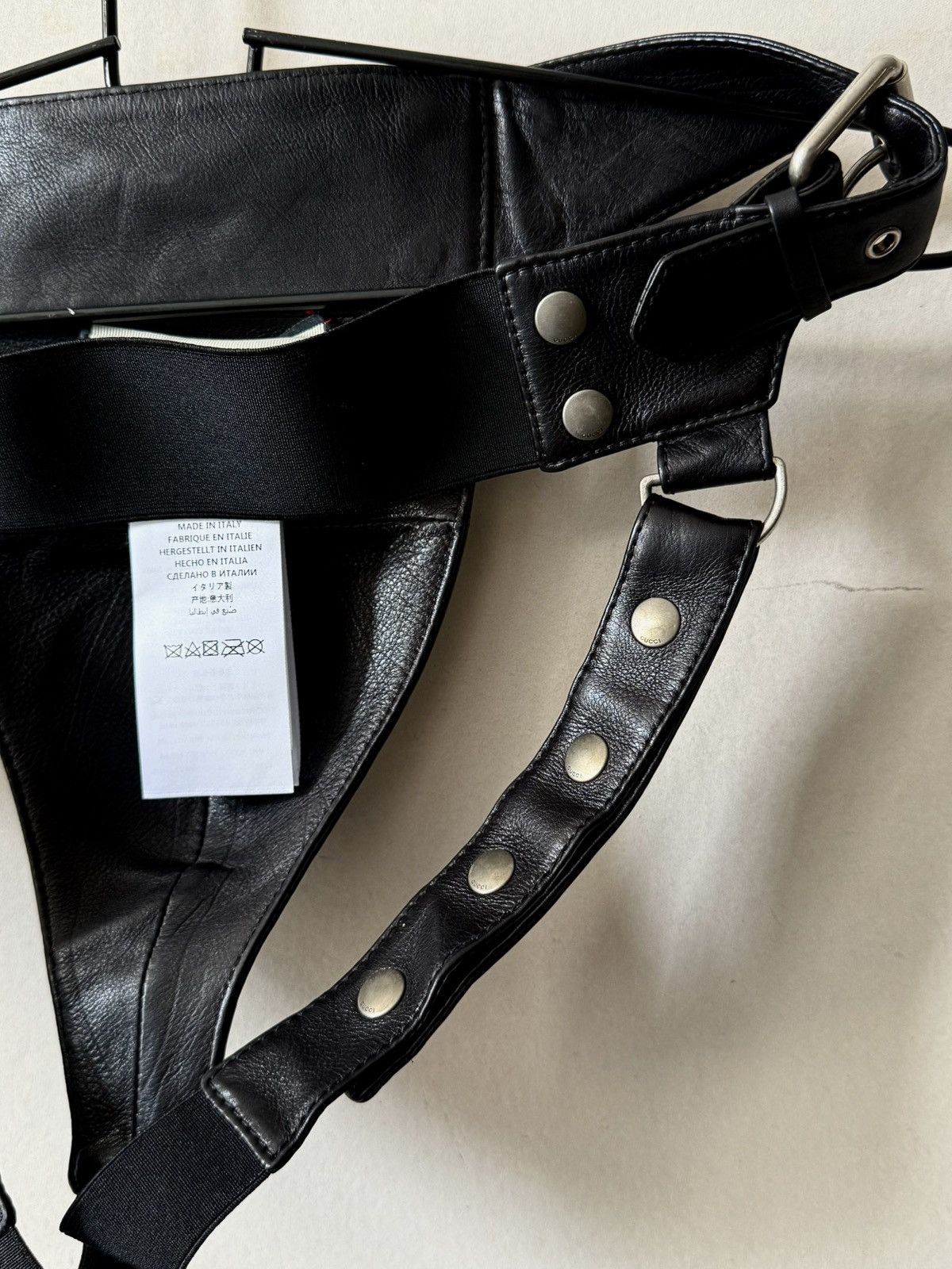 Gucci Gucci - Alessandro Michele - SS19 - Calf skin - Jockstrap Size ONE SIZE - 6 Thumbnail