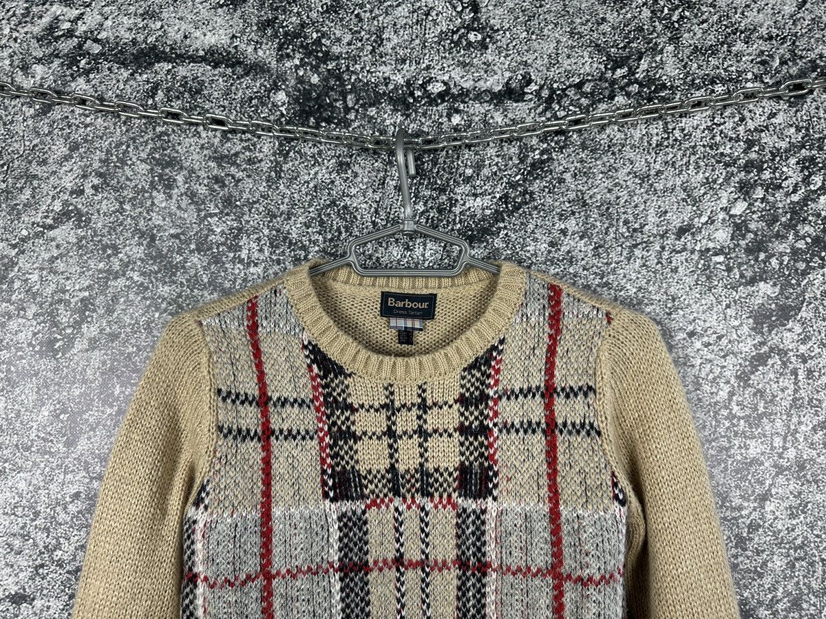 Barbour Barbour Dress Tartan Morlich Knit Crew Sweater UK 8 USA 4 Size S / US 4 / IT 40 - 2 Thumbnail