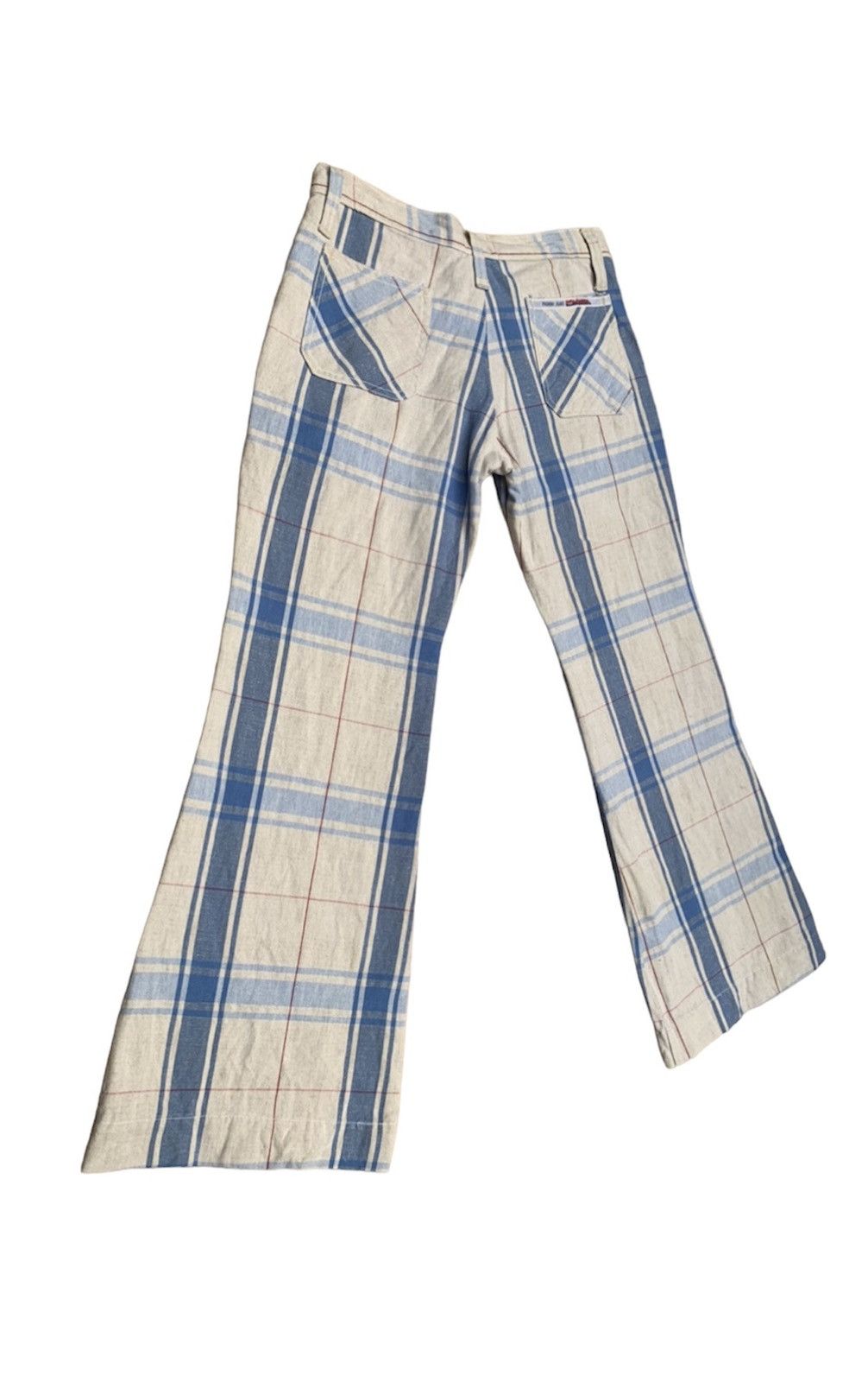 Alexander McQueen Rare.. Vintage Alexender Mcqueen Flare Plaid Pants Size US 28 / EU 44 - 5 Thumbnail