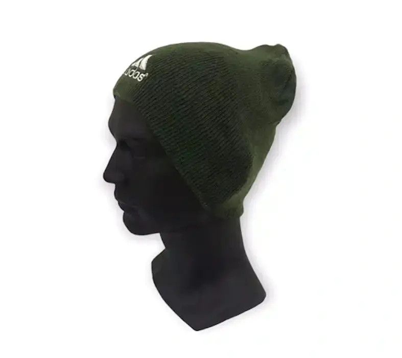 Adidas × Vintage Adidas Military Beanie Hat Size ONE SIZE - 2 Thumbnail