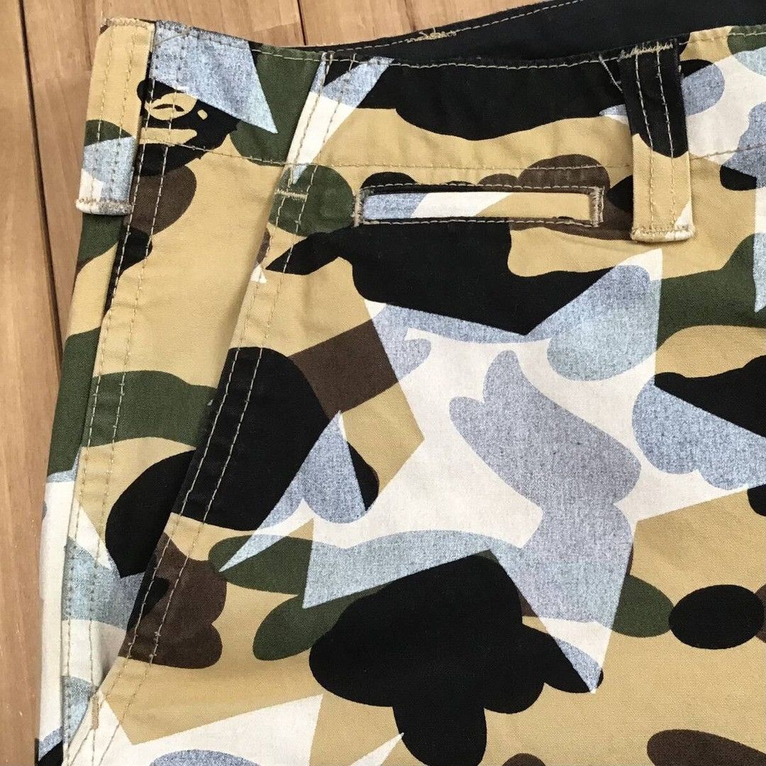 Bape × Nigo BAPE STA 1st camo yellow shorts a bathing ape star ★size L Size US 34 / EU 50 - 3 Thumbnail
