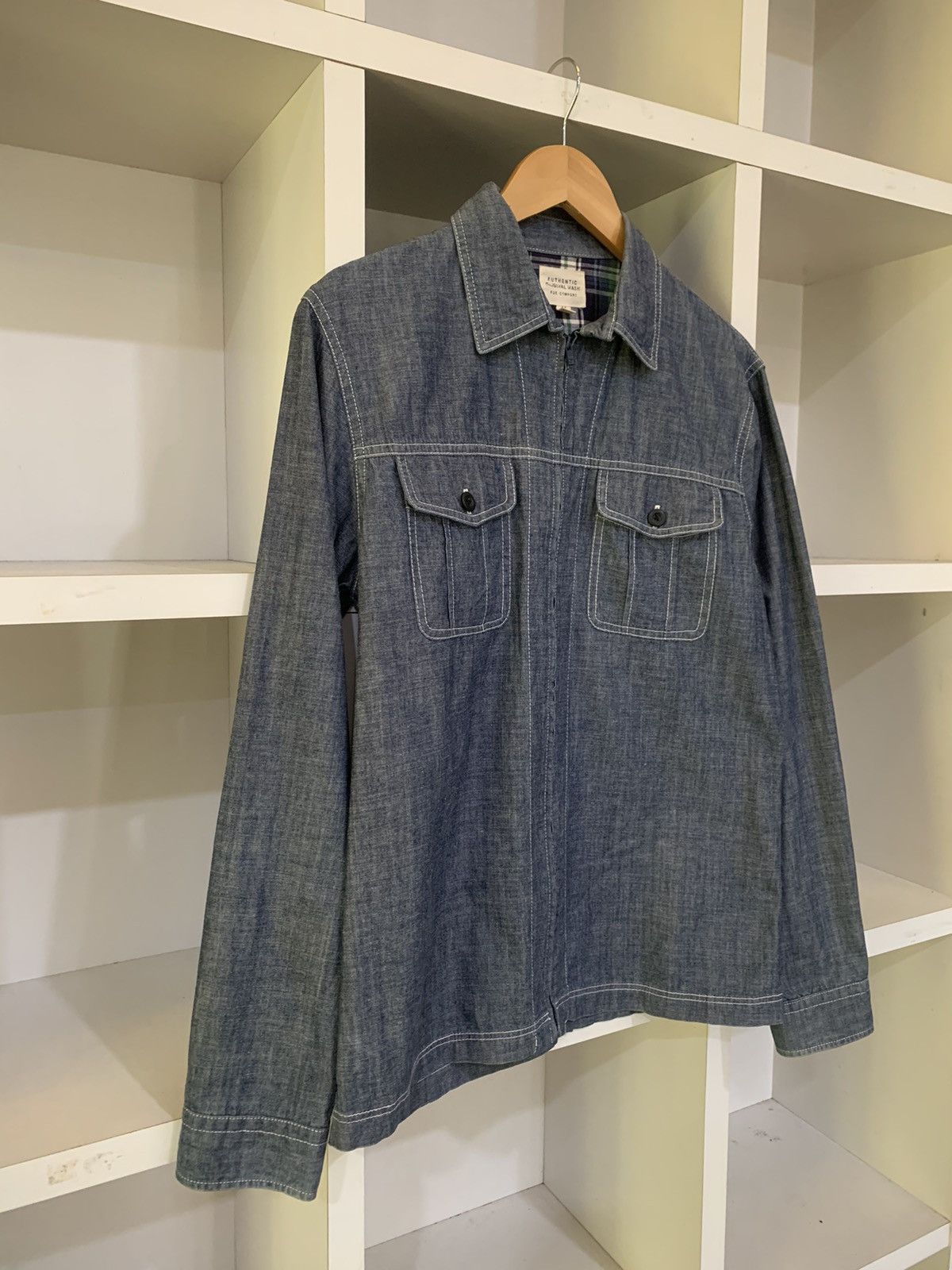 Uniqlo Uniqlo Zipper denim jacket Size US M / EU 48-50 / 2 - 4 Thumbnail