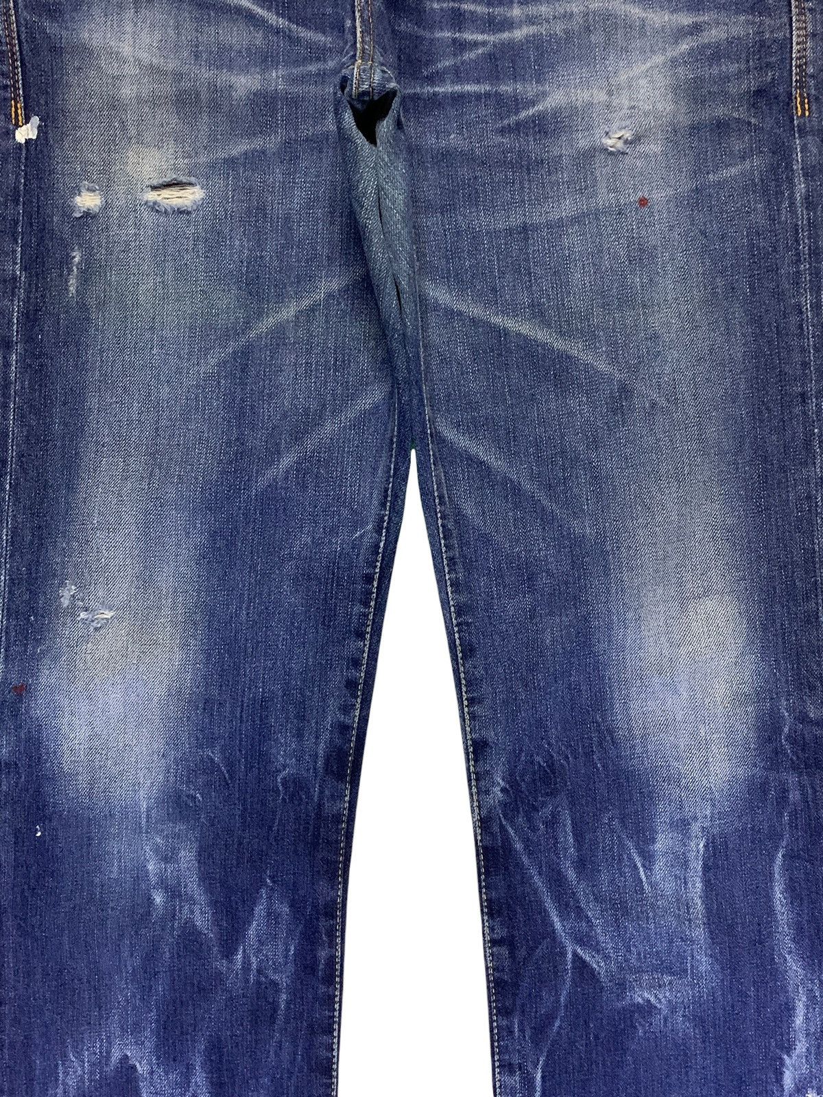 Beauty Beast × Japanese Brand Vintage Japanese Brand Bleached Acid Wash Distressed Jeans Size US 34 / EU 50 - 5 Thumbnail