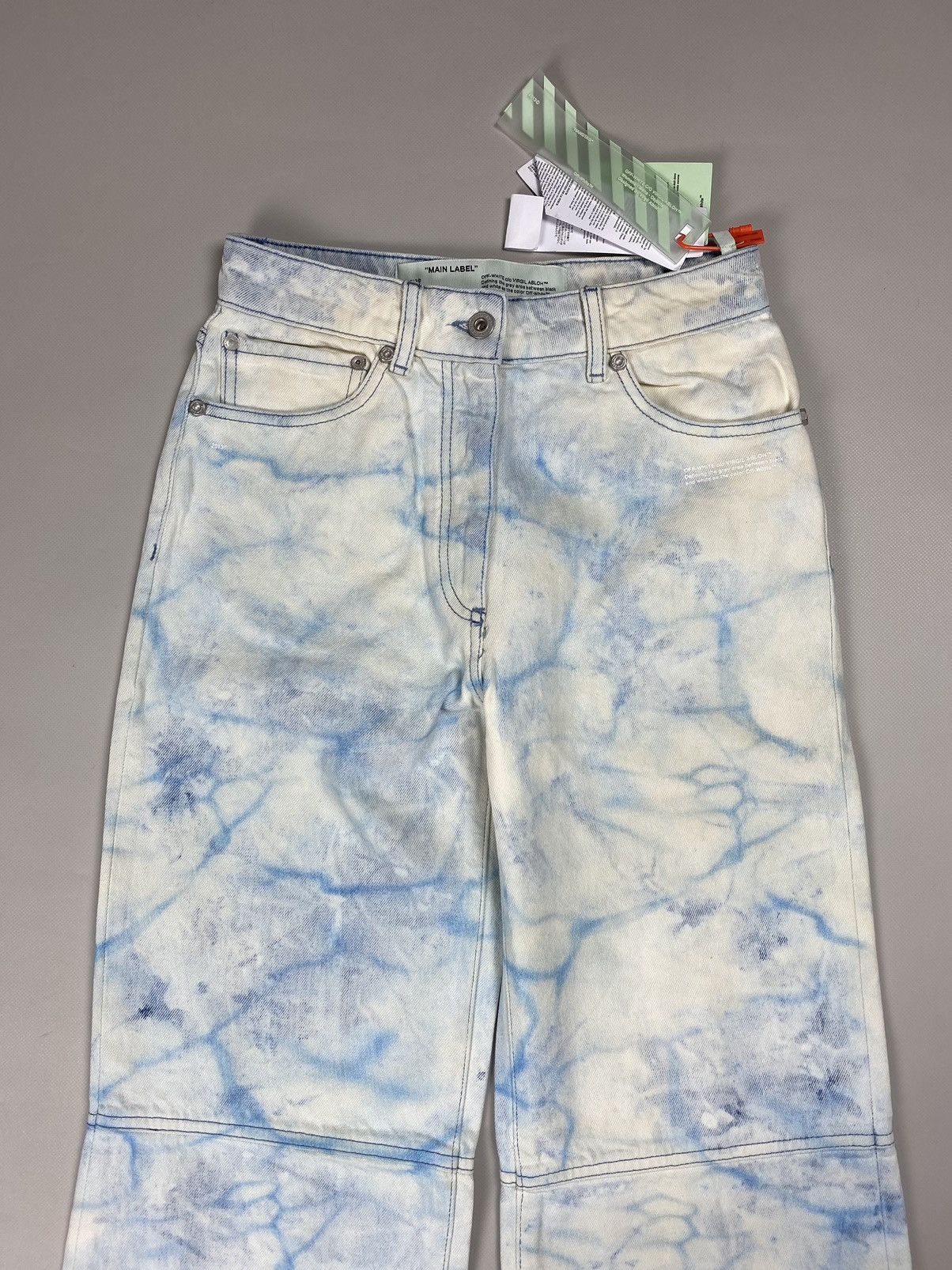 Off-White BNWT! Off-White ladies baggy jeans pants size 26 Size 26" / US 2 / IT 38 - 5 Thumbnail