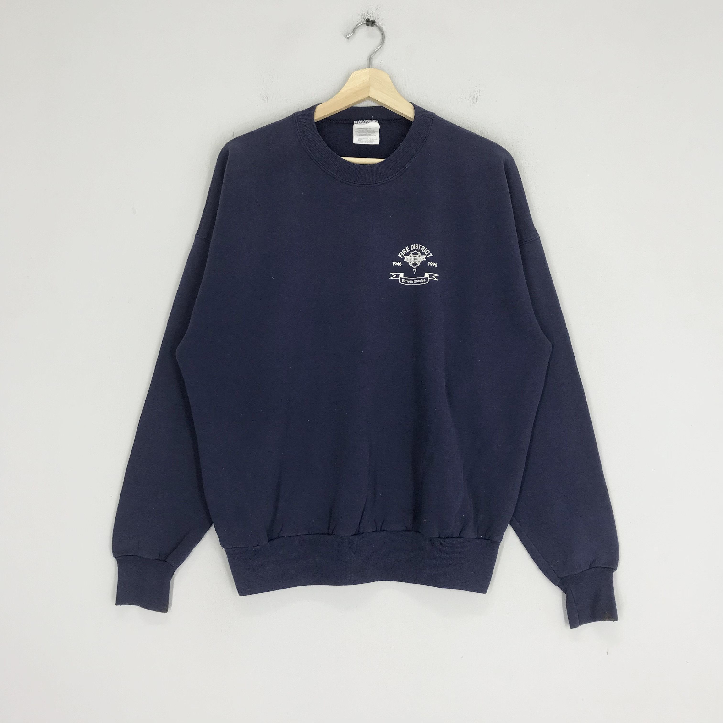 Hanes Vintage County Fire Service Academy Sweatshirt - 73 Size US XL / EU 56 / 4 - 1 Thumbnail