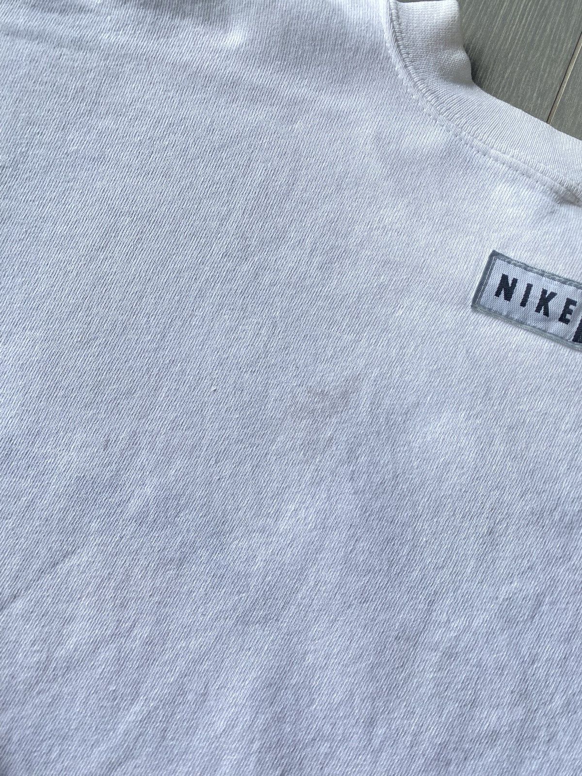 Nike × Vintage Vintage 90’s Nike Spell Out Embroidered Crewneck Sweatshirt Size US L / EU 52-54 / 3 - 9 Thumbnail