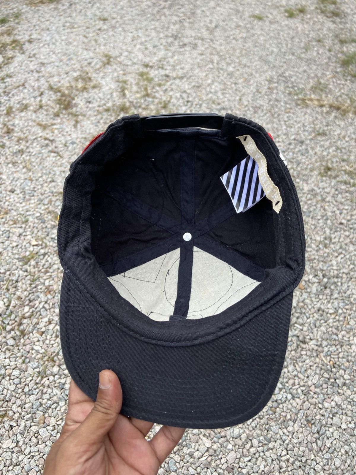 Off-White 🔥RARE🔥 baseball cap,high-end style military-inspired patches Size ONE SIZE - 6 Thumbnail