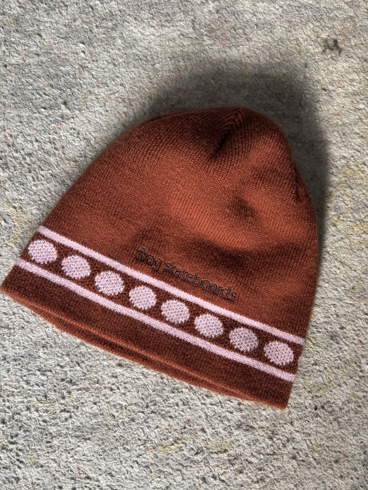 Frog Skateboards Circles beanie brick Size ONE SIZE - 1 Thumbnail