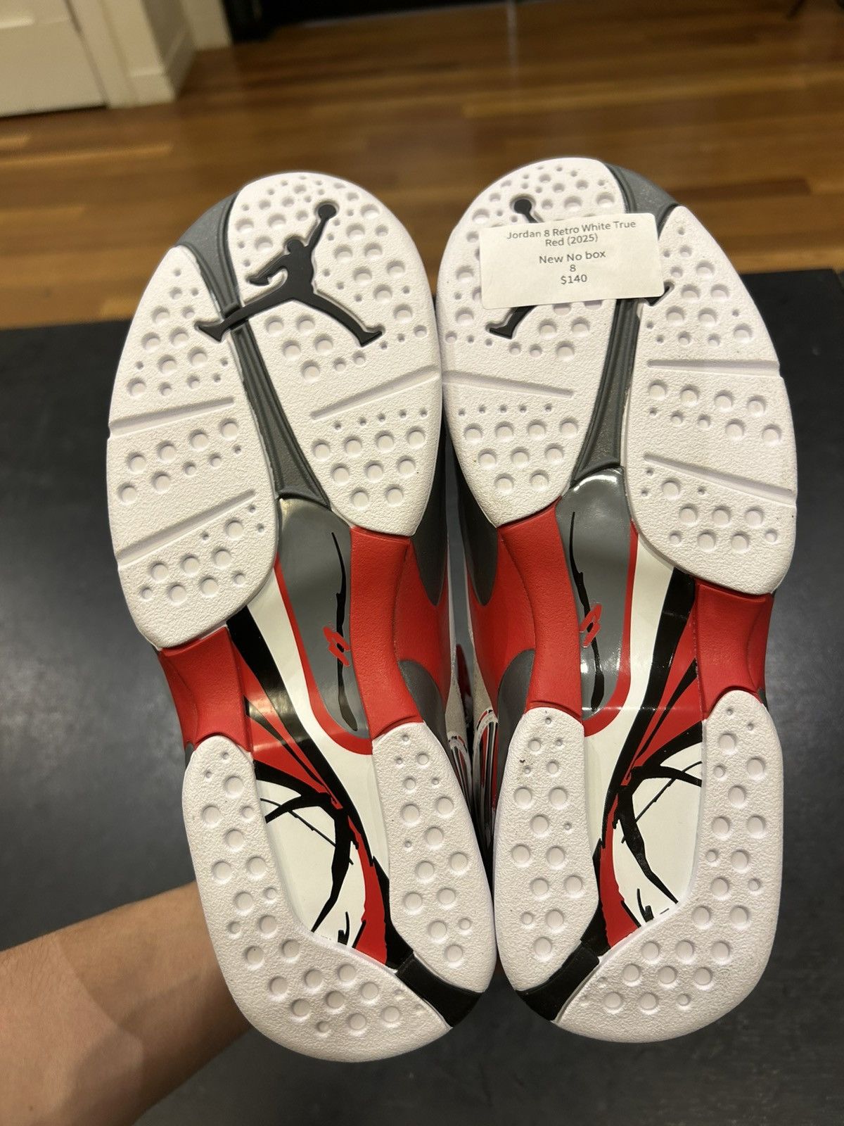 Jordan Brand Jordan 8 Retro ‘White True Red’ Size US 8 / EU 41 - 7 Thumbnail