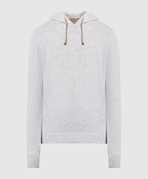 Brunello Cucinelli o1w1db10924 Sweatshirt in Light Grey Size US XXL / EU 58 / 5 - 1 Thumbnail