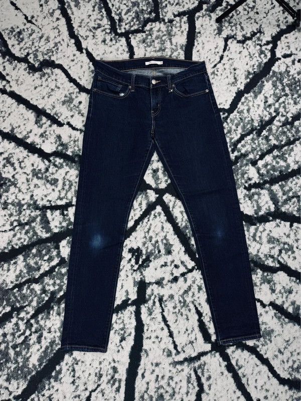 Levi's Levis 601 pin skinny jeans navy blue 30 Size 30" / US 8 / IT 44 - 2 Thumbnail