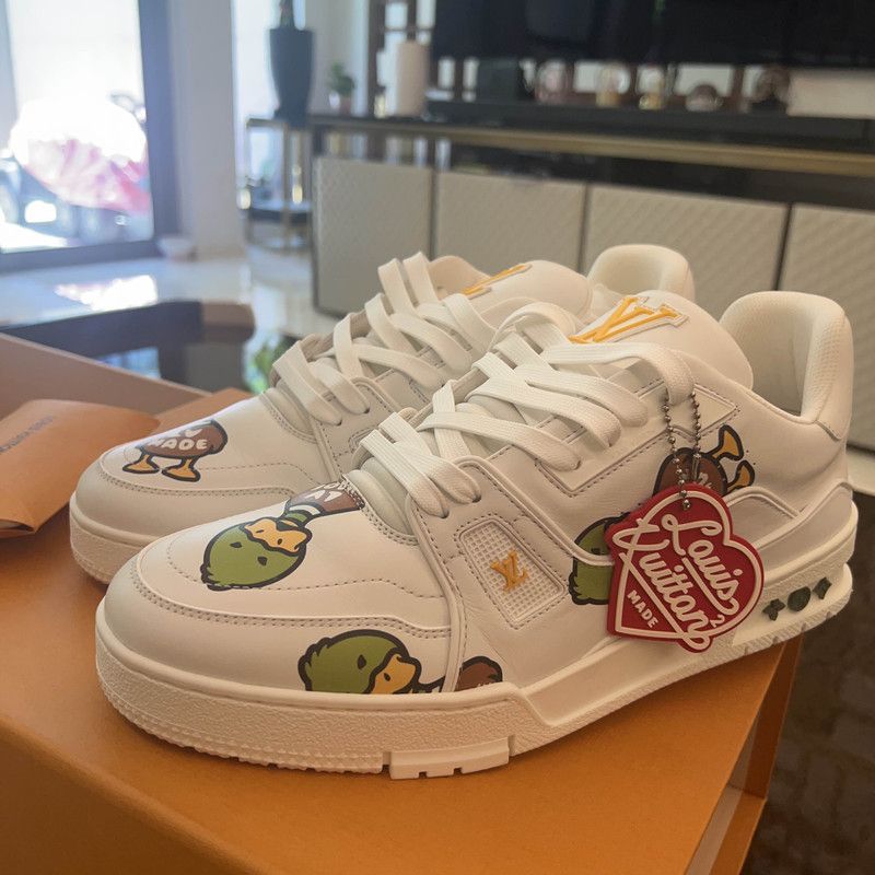 Louis Vuitton Nigo x Louis Vuitton Trainer Casual Sneakers 0079 Size US 8 / EU 41 - 1 Thumbnail