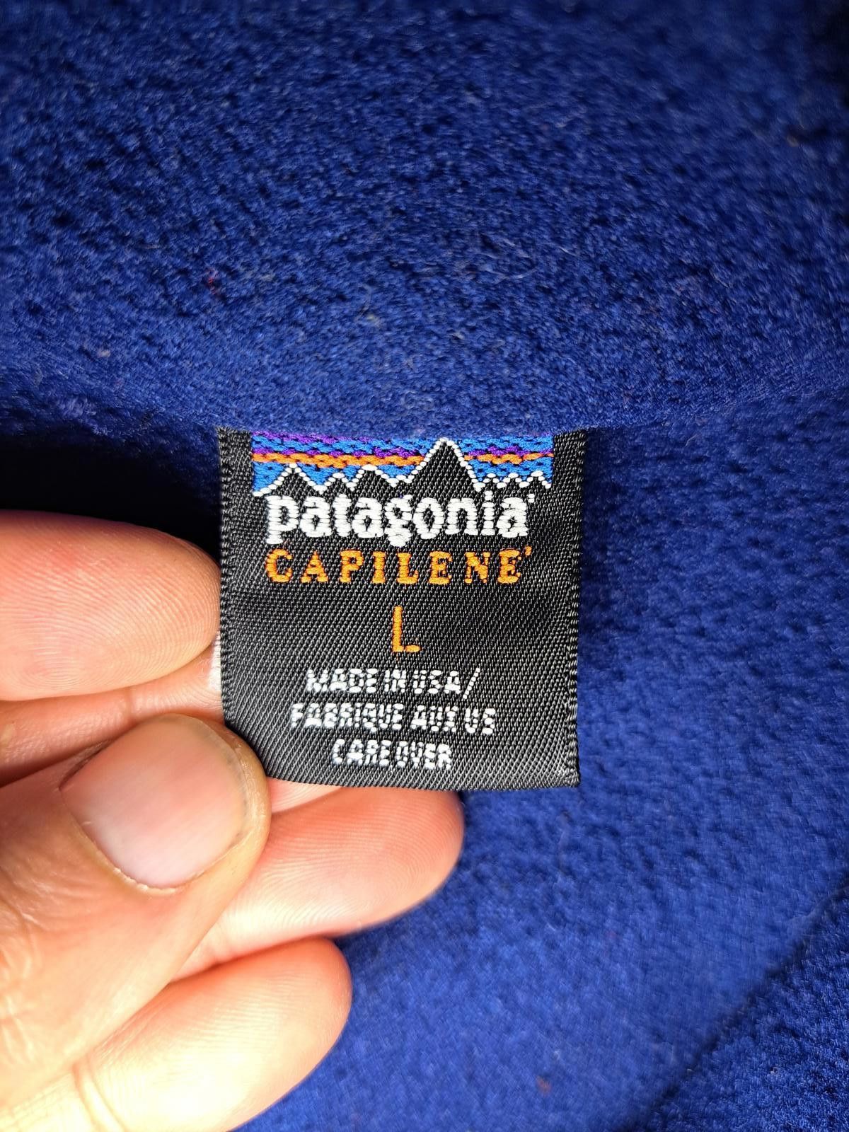 Patagonia VINTAGE Patagonia Capilene Pullover Jacket Mens Large Blue Size ONE SIZE - 2 Thumbnail