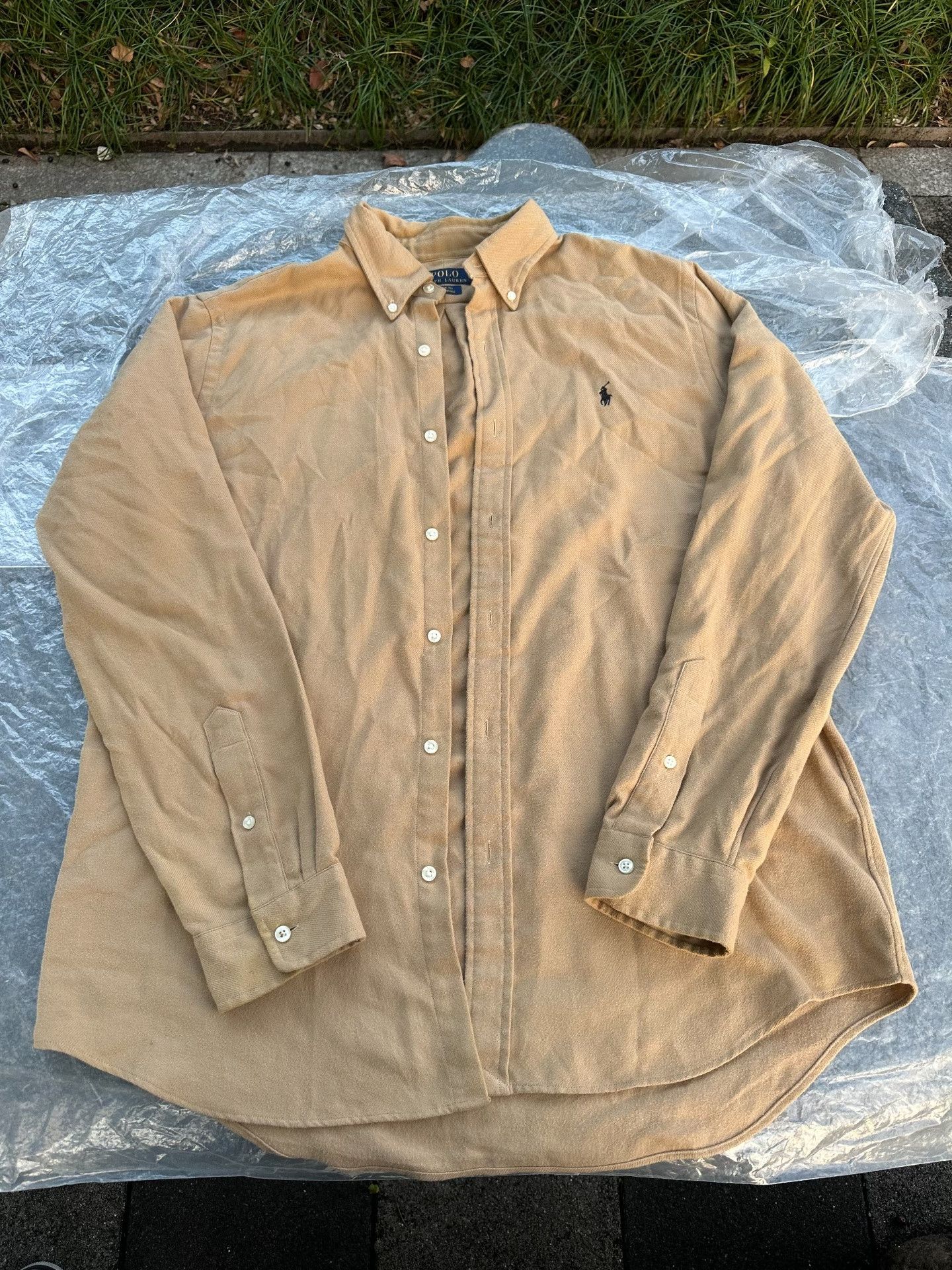 Polo Ralph Lauren Ralph Lauren Khaki Cotton Padded Shirt Size US L / EU 52-54 / 3 - 1 Thumbnail