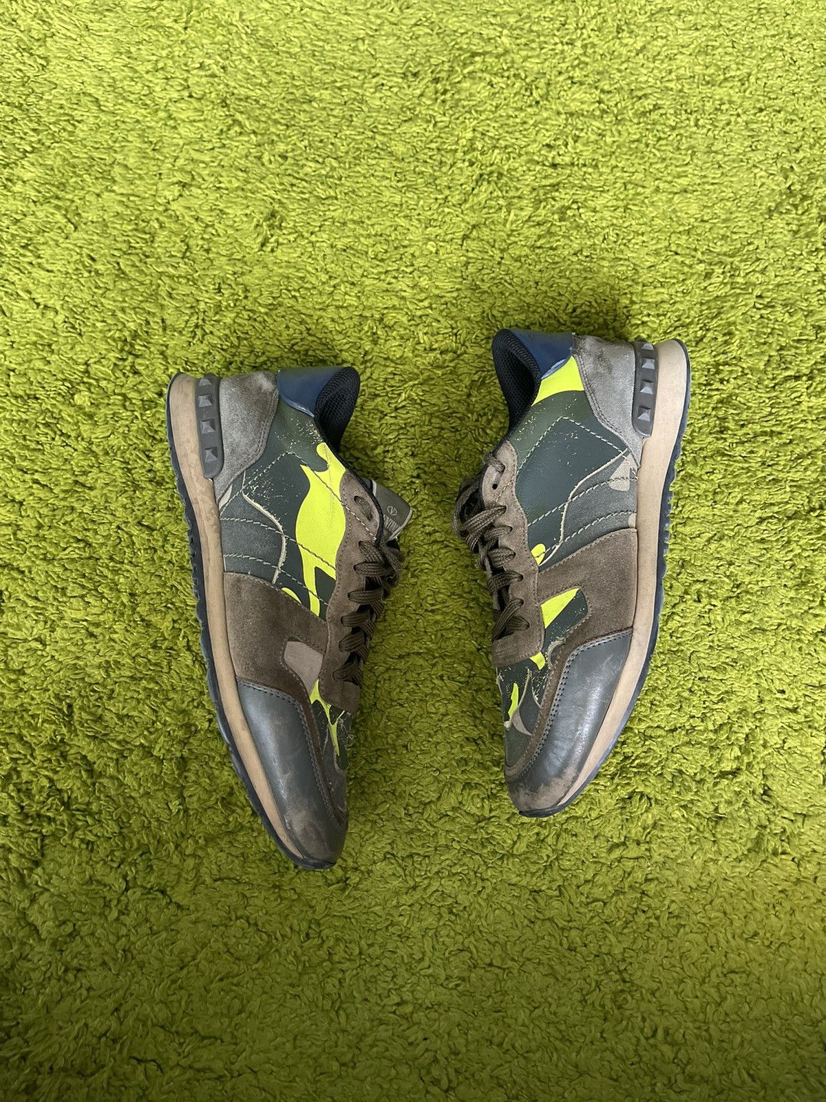 Valentino Valentino Rockrunner camo faded sneakers Size US 9 / EU 42 - 2 Thumbnail