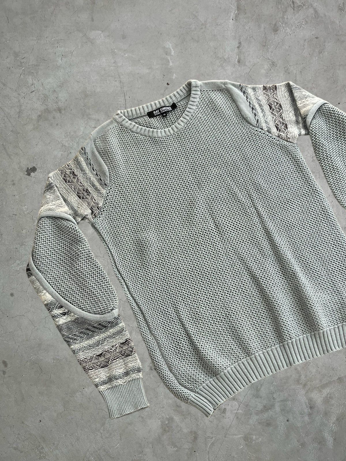 Raf Simons SS/06 Raf Simons Elbow Patch Sweater Size US M / EU 48-50 / 2 - 7 Thumbnail
