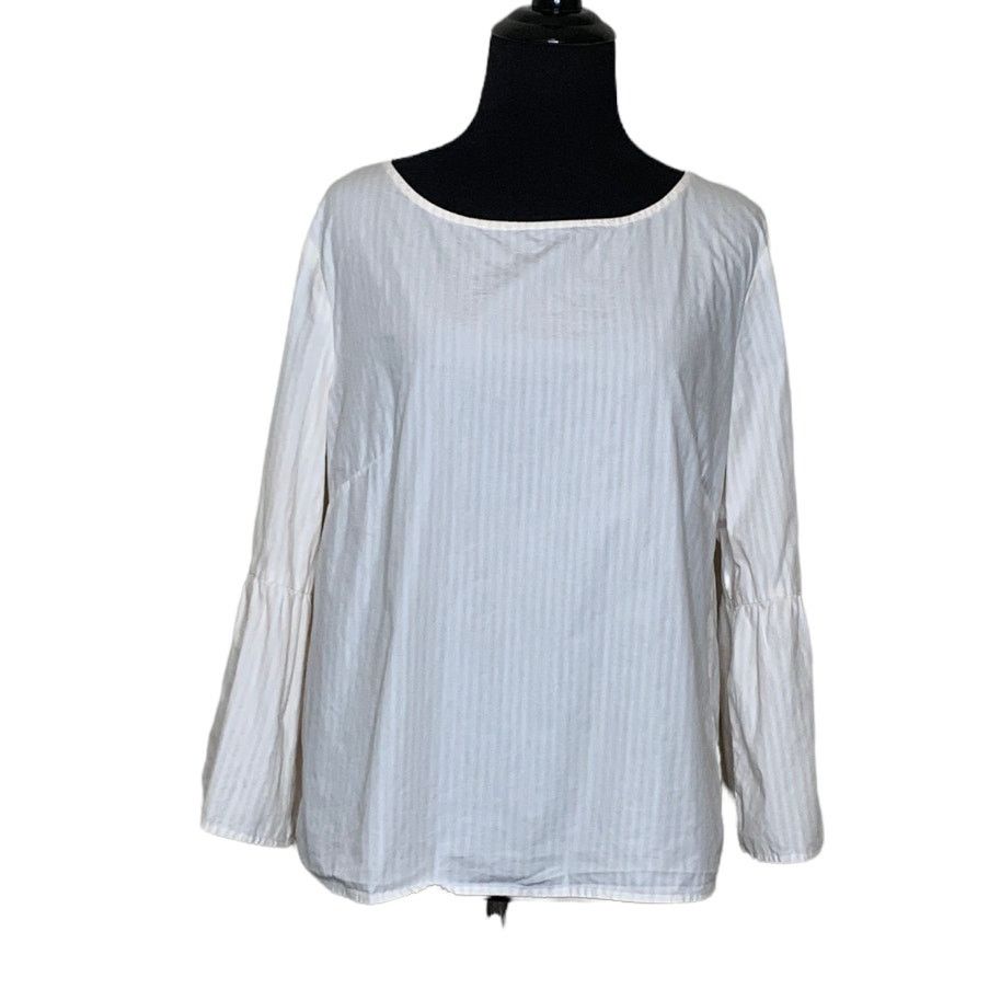 Madewell Madewell pink striped bell sleeves boho blouse size M Size M / US 6-8 / IT 42-44 - 1 Thumbnail